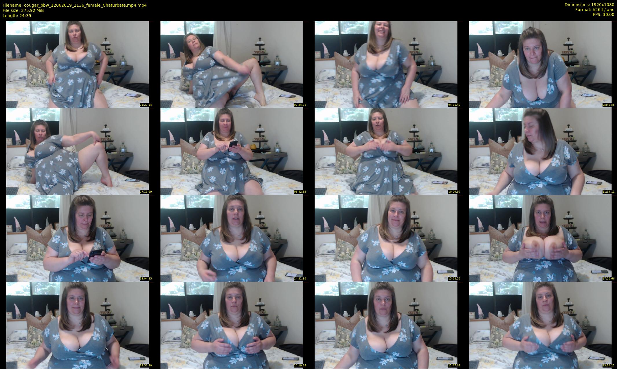 cougar_bbw — 25 minute Chaturbate female cam show recording, 1080p, Jun 12, 2019