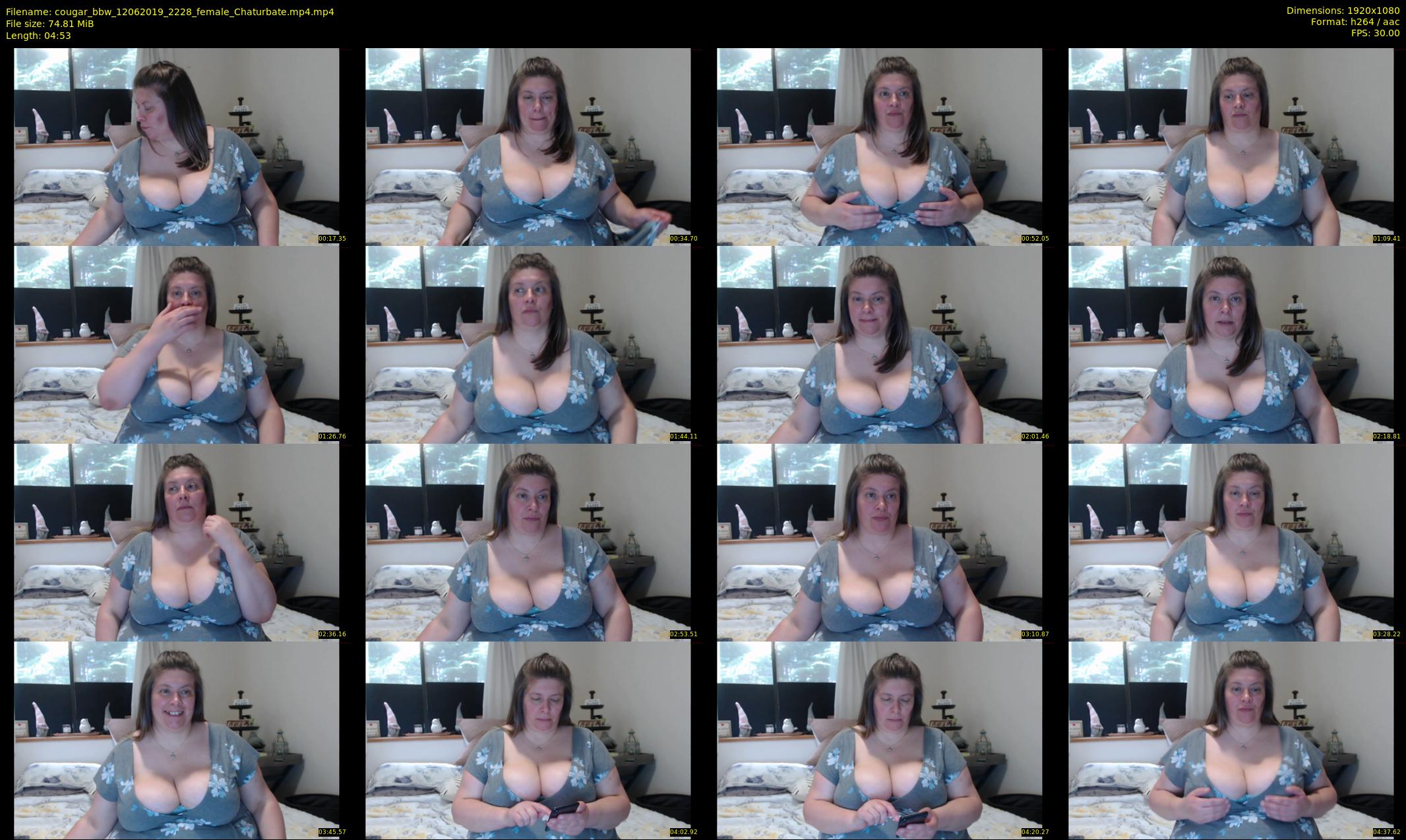 cougar_bbw — 5 minute Chaturbate female cam show recording, 1080p, Jun 12, 2019