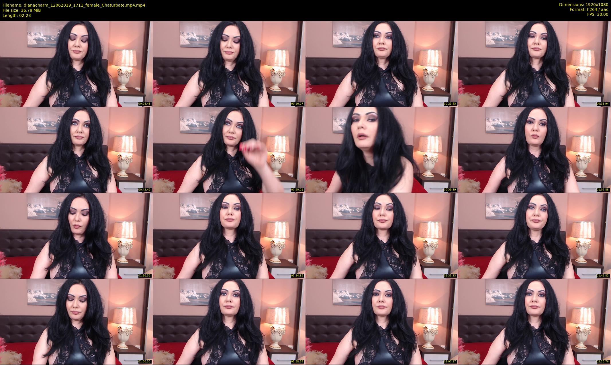dianacharm — 3 minute Chaturbate female cam show recording, 1080p, Jun 12, 2019