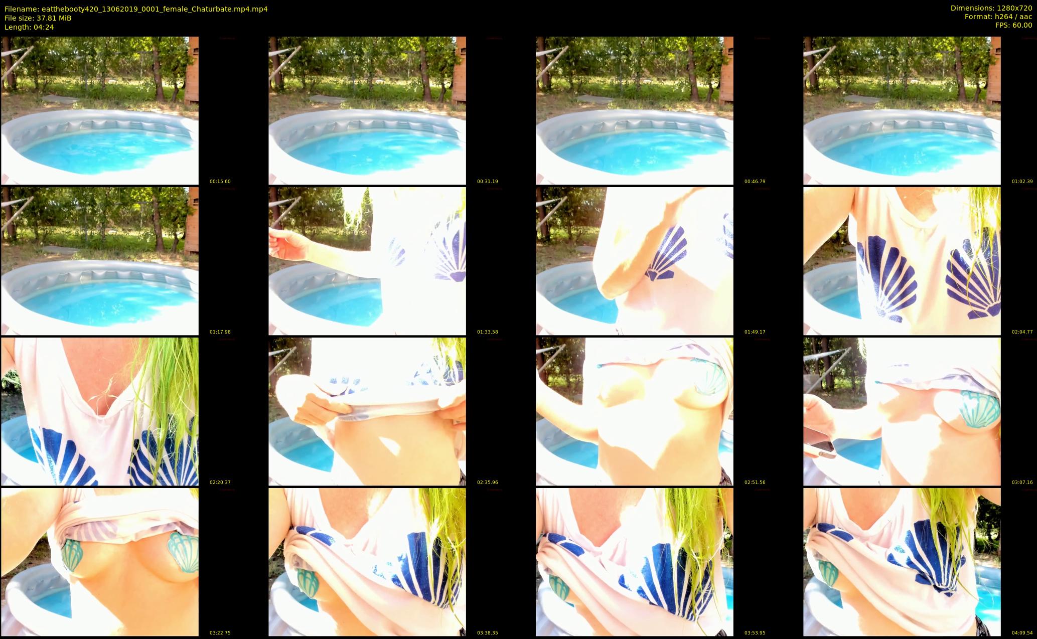 eatthebooty420 — 5 minute Chaturbate female cam show recording, 720p, Jun 13, 2019