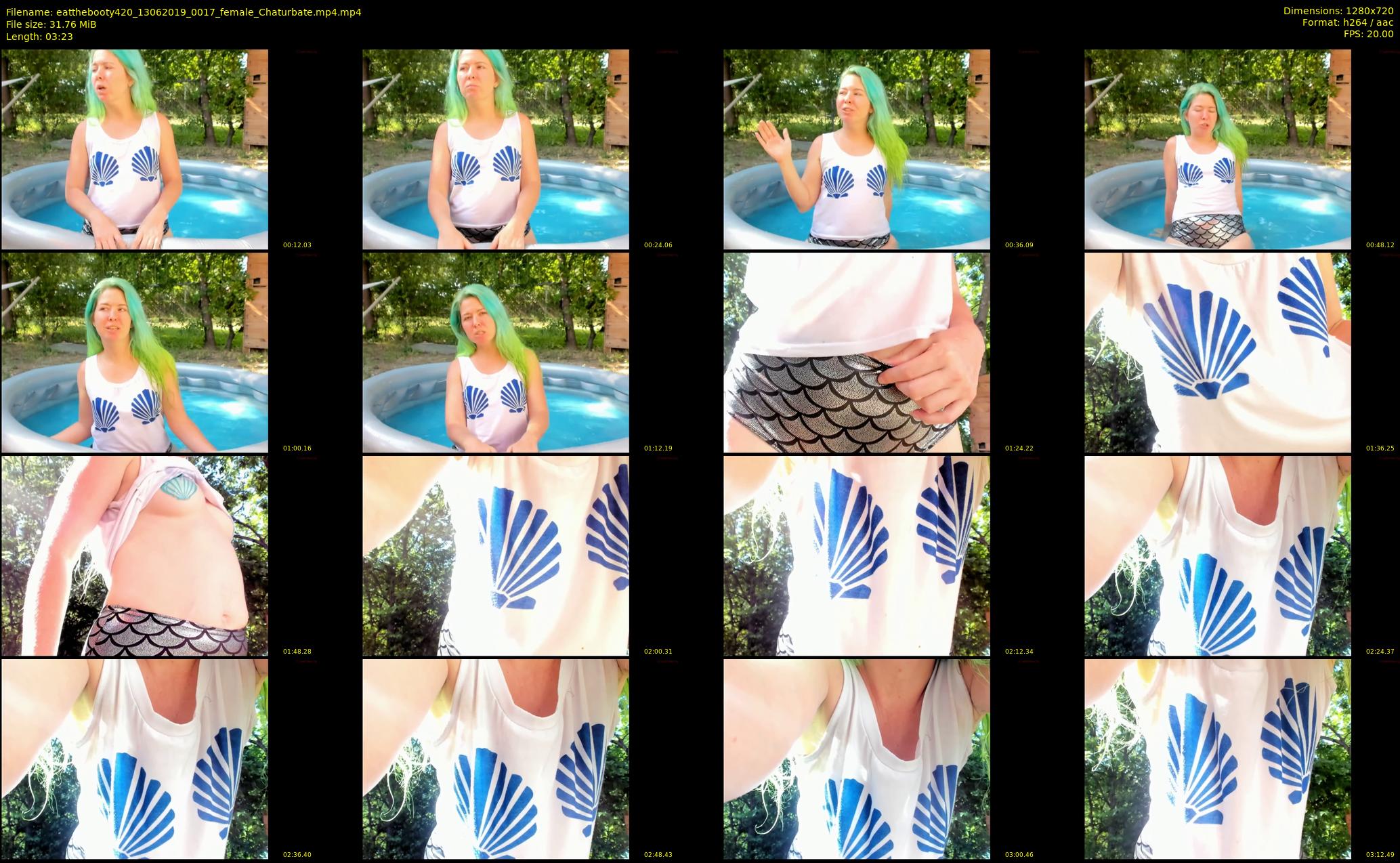 eatthebooty420 — 4 minute Chaturbate female cam show recording, 720p, Jun 13, 2019