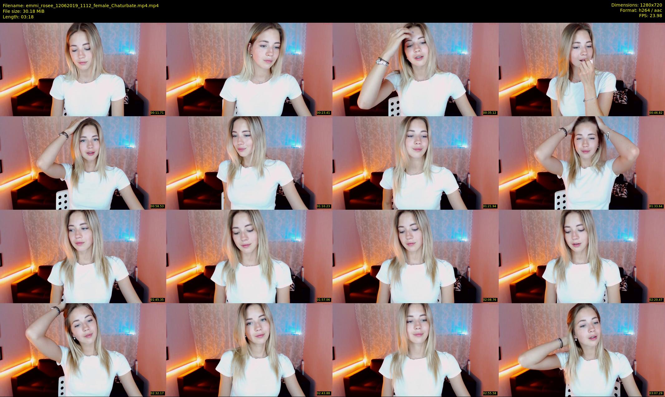emmi_rosee — 4 minute Chaturbate female cam show recording, 720p, Jun 12, 2019