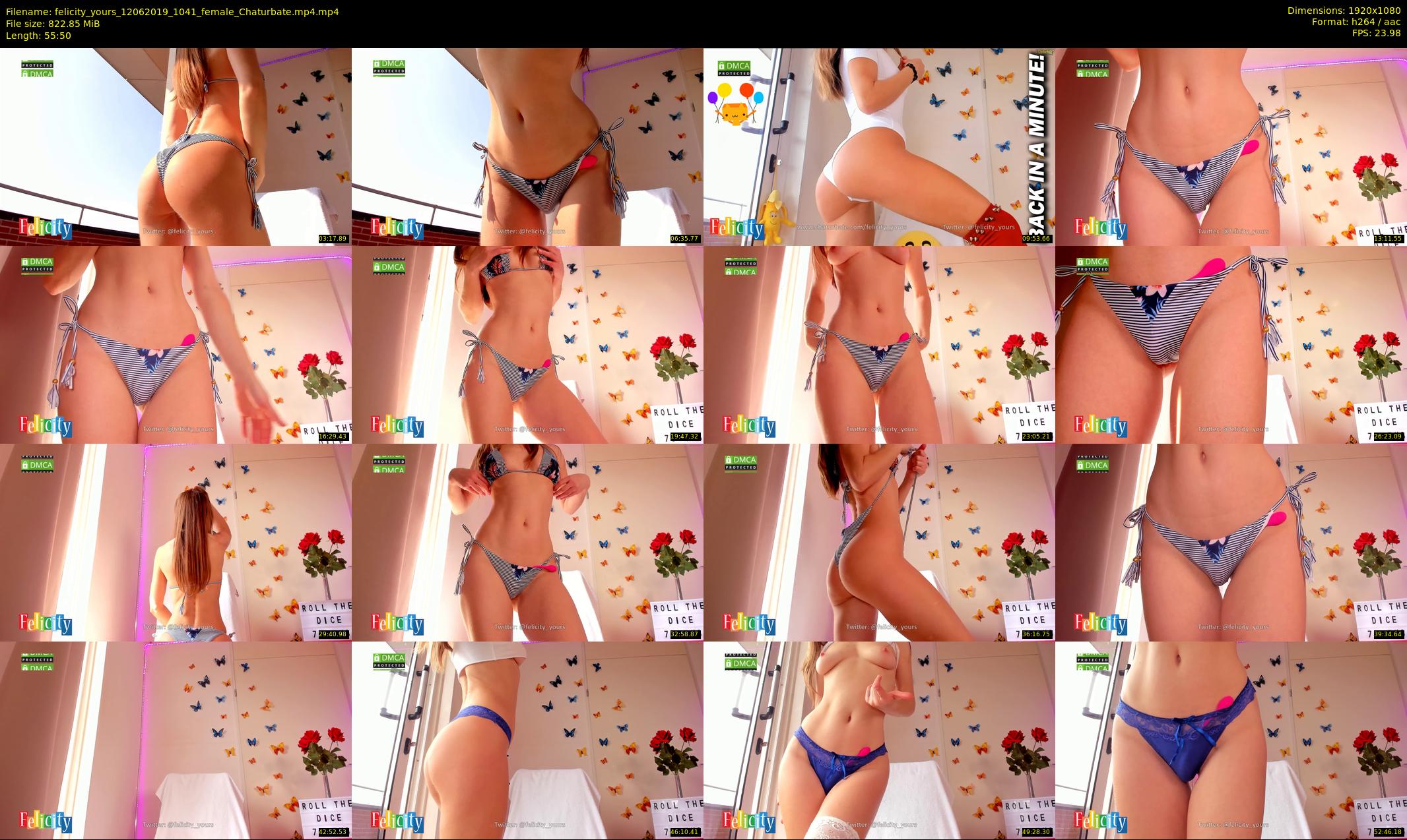 felicity_yours — 56 minute Chaturbate female cam show recording, 1080p, Jun 12, 2019