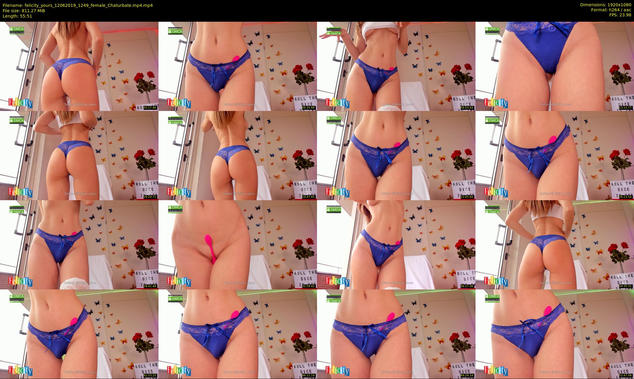 felicity_yours — 56 minute Chaturbate female cam show recording, 1080p, Jun 12, 2019