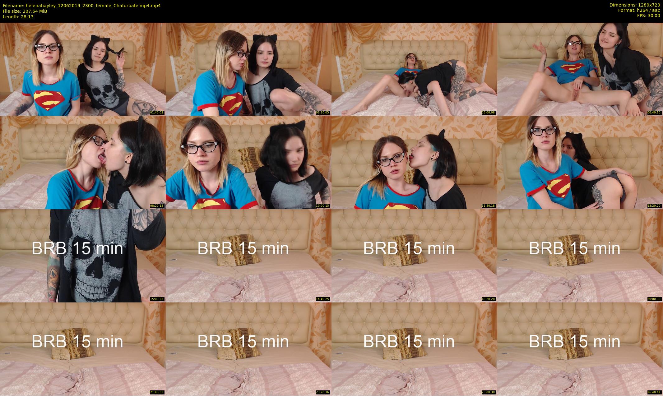 helenahayley — 29 minute Chaturbate female cam show recording, 720p, Jun 12, 2019
