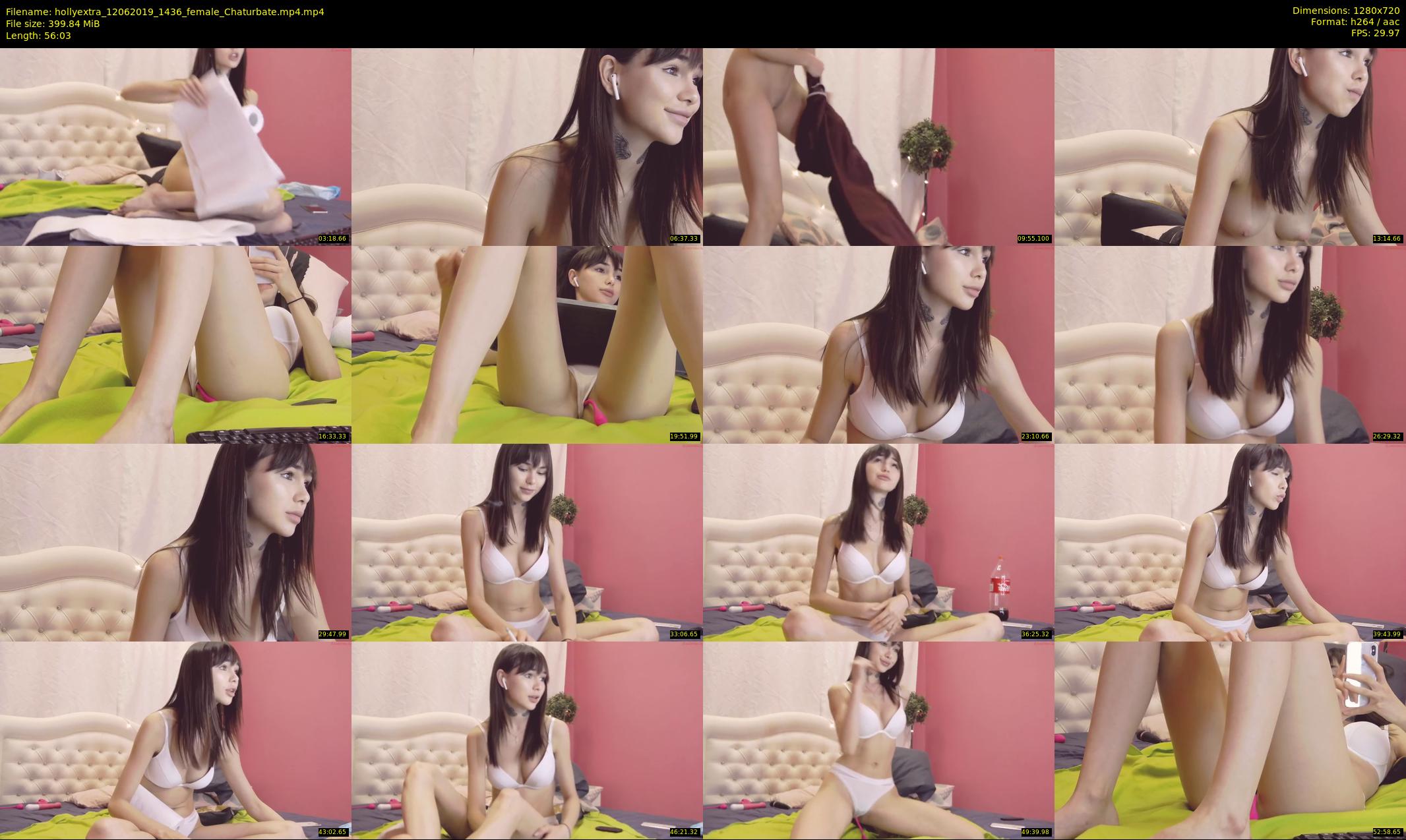 hollyextra — 57 minute Chaturbate female cam show recording, 720p, Jun 12, 2019