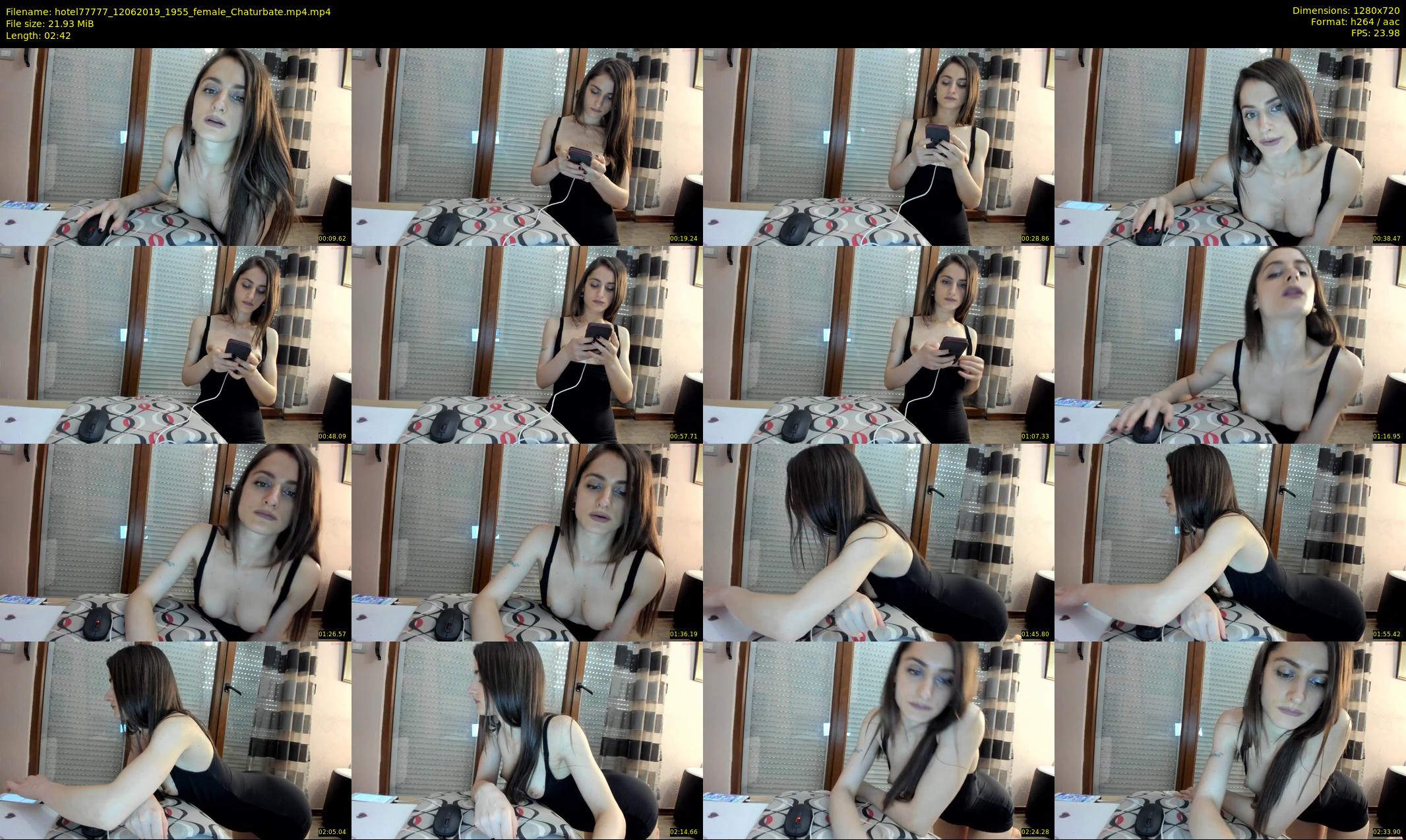hotel77777 — 3 minute Chaturbate female cam show recording, 720p, Jun 12, 2019