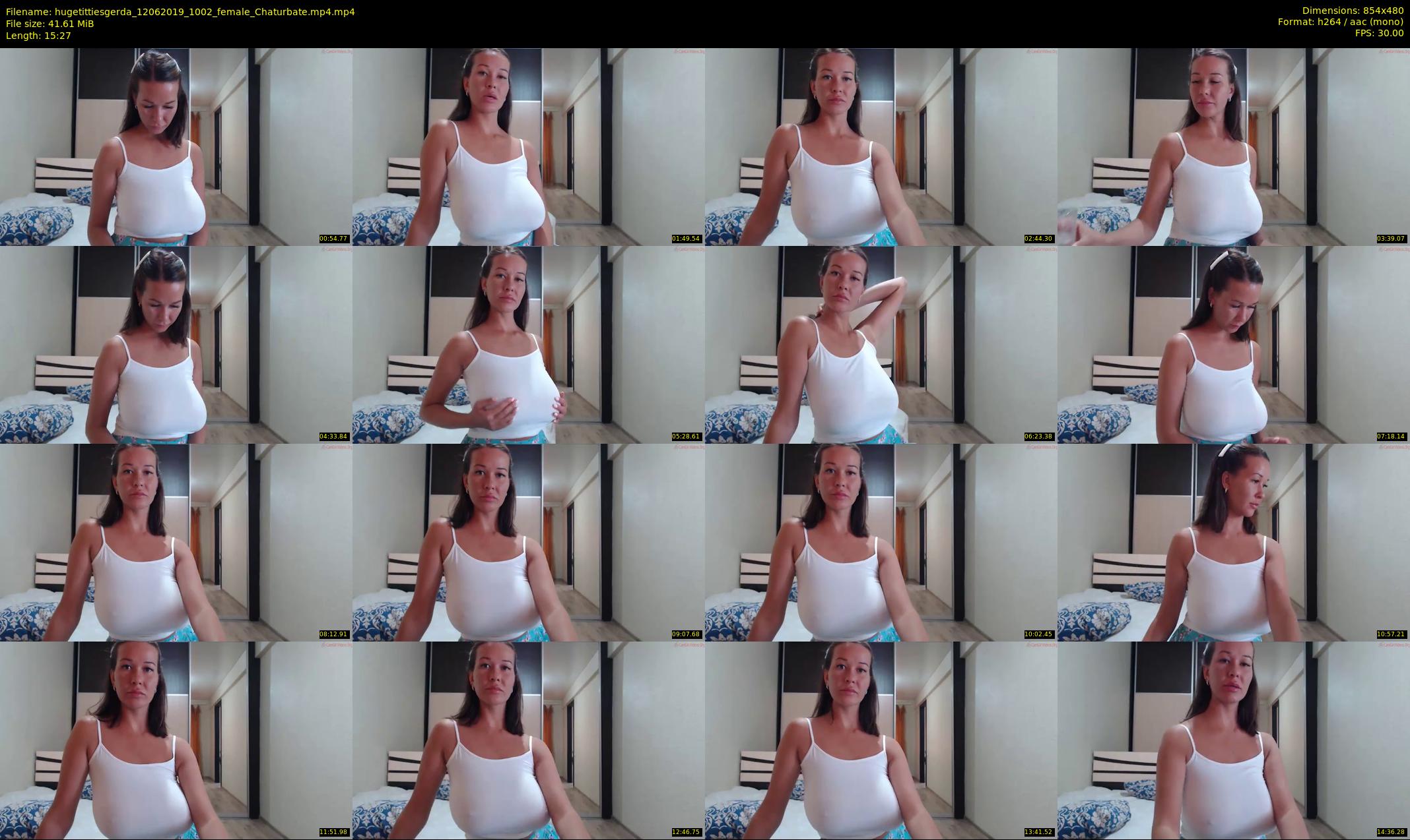 hugetittiesgerda — 16 minute Chaturbate female cam show recording, 480p, Jun 12, 2019