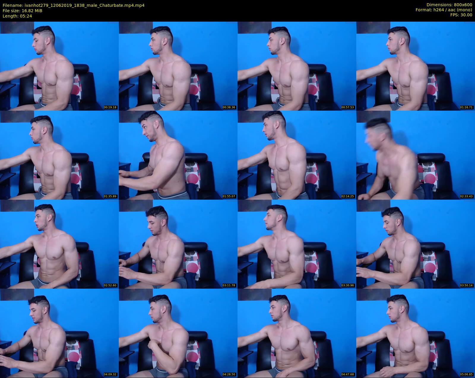 ivanhot279 — 6 minute Chaturbate male cam show recording, 480p, Jun 12, 2019