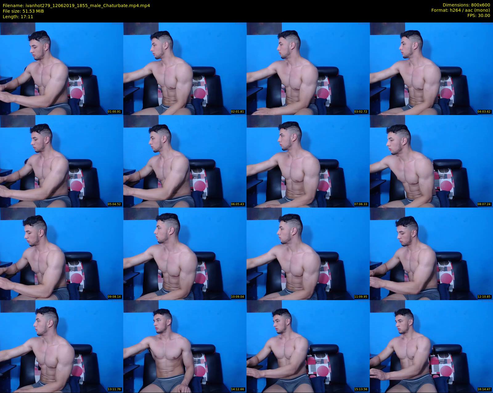 ivanhot279 — 18 minute Chaturbate male cam show recording, 480p, Jun 12, 2019