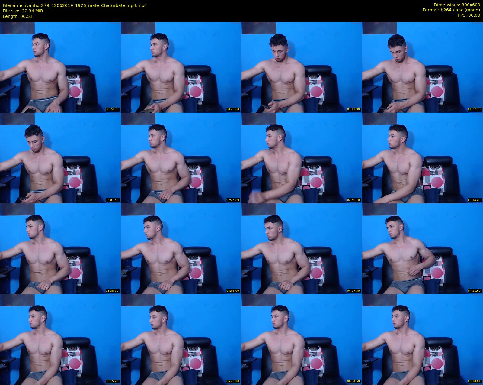 ivanhot279 — 7 minute Chaturbate male cam show recording, 480p, Jun 12, 2019