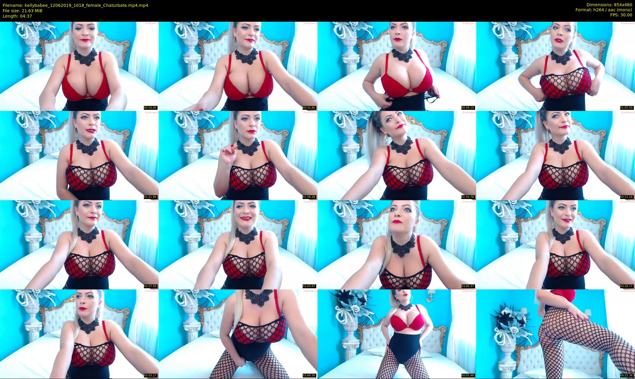 kellybabee — 5 minute Chaturbate female cam show recording, 480p, Jun 12, 2019