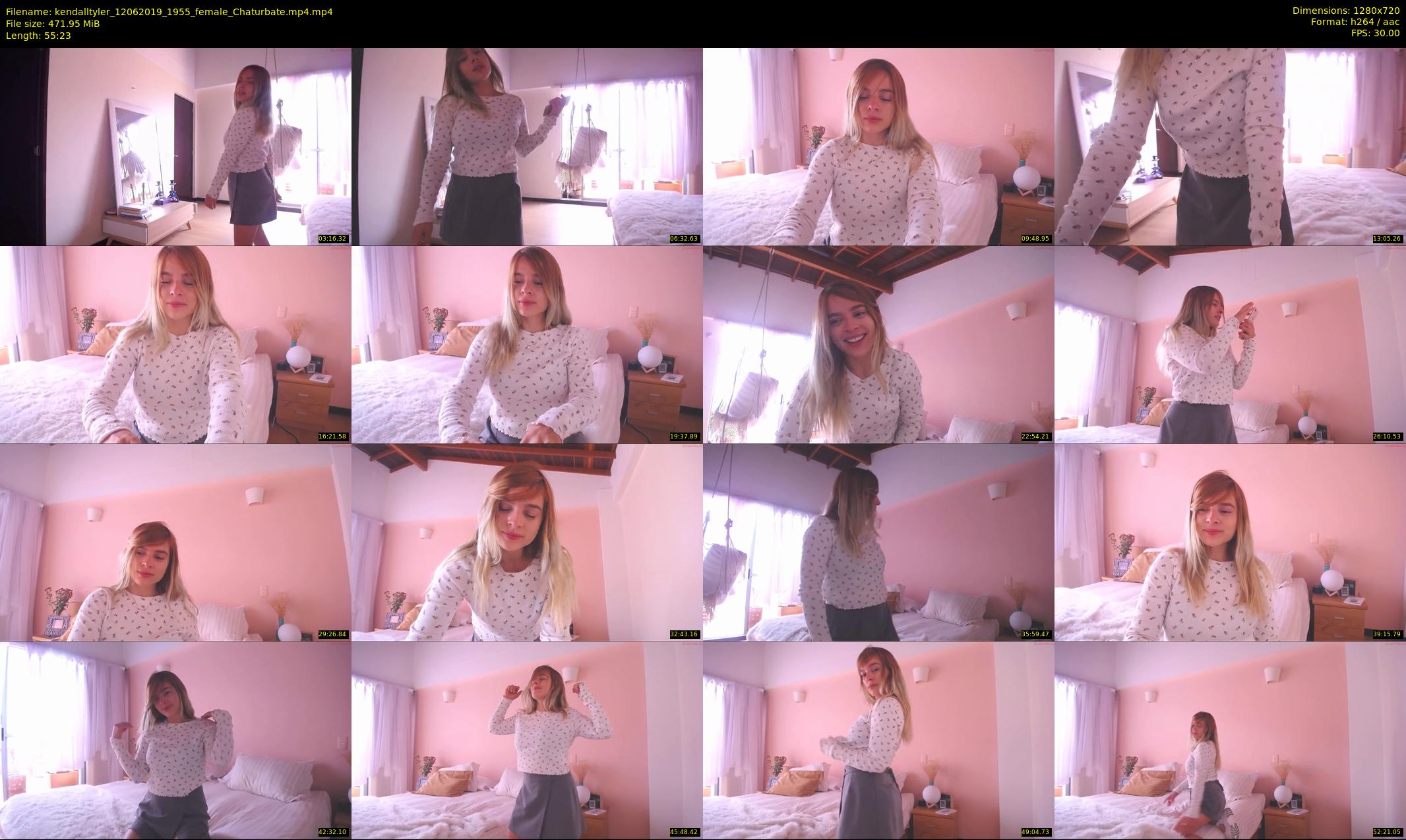 kendalltyler — 56 minute Chaturbate female cam show recording, 720p, Jun 12, 2019