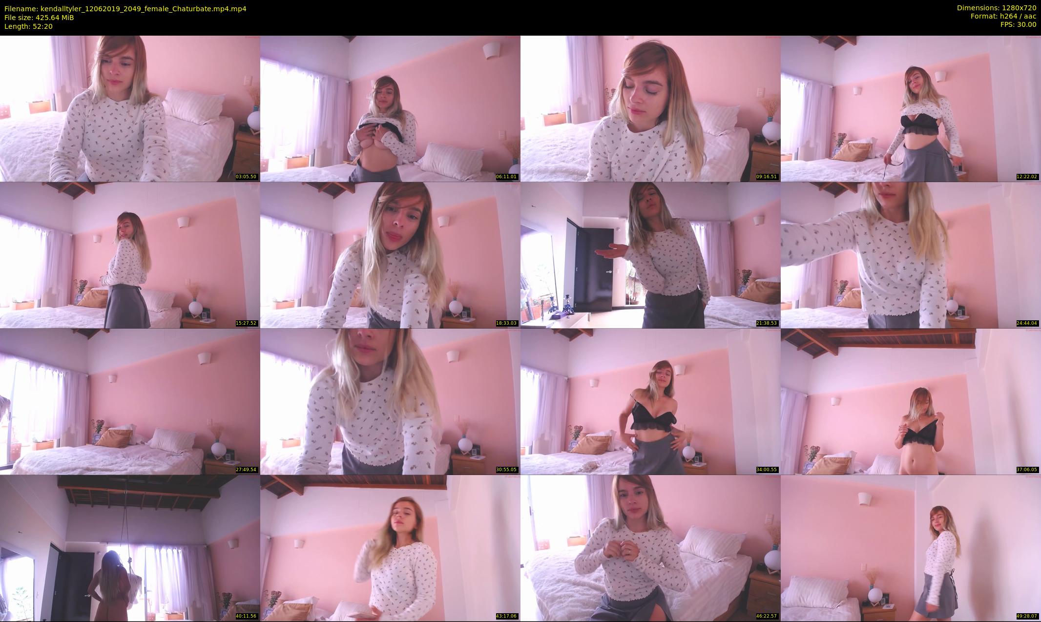 kendalltyler — 53 minute Chaturbate female cam show recording, 720p, Jun 12, 2019