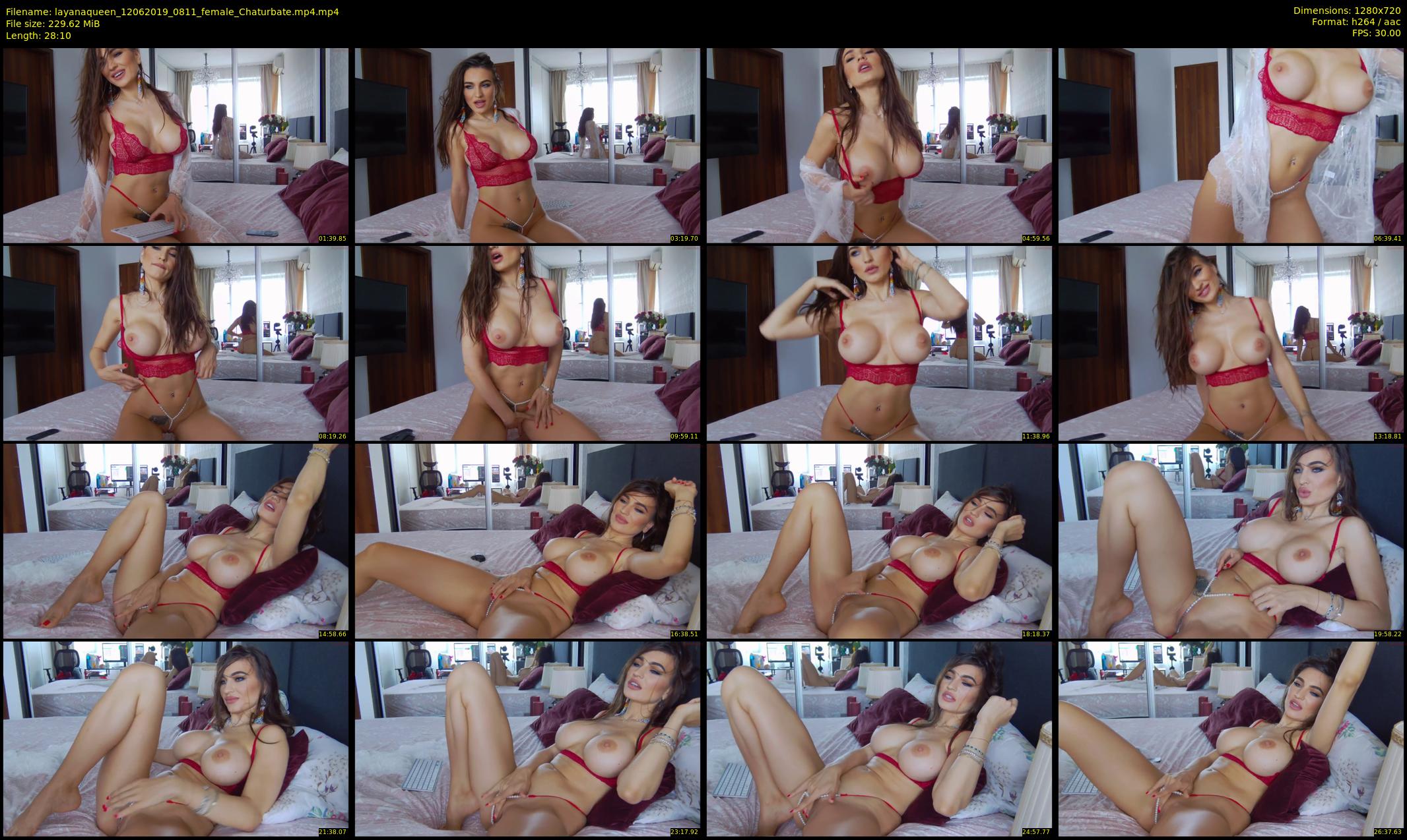 layanaqueen — 29 minute Chaturbate female cam show recording, 720p, Jun 12, 2019