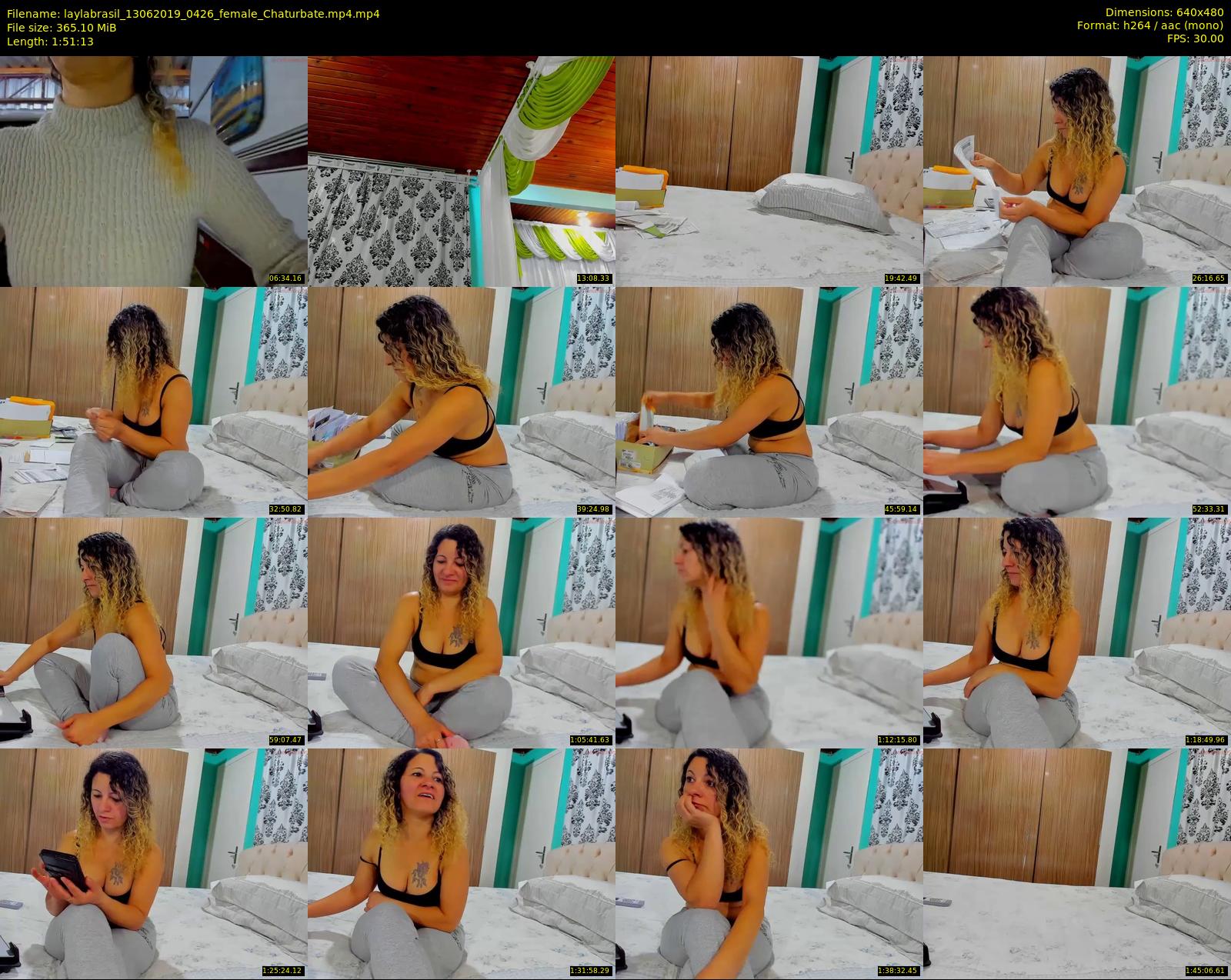 laylabrasil — 112 minute Chaturbate female cam show recording, 480p, Jun 13, 2019