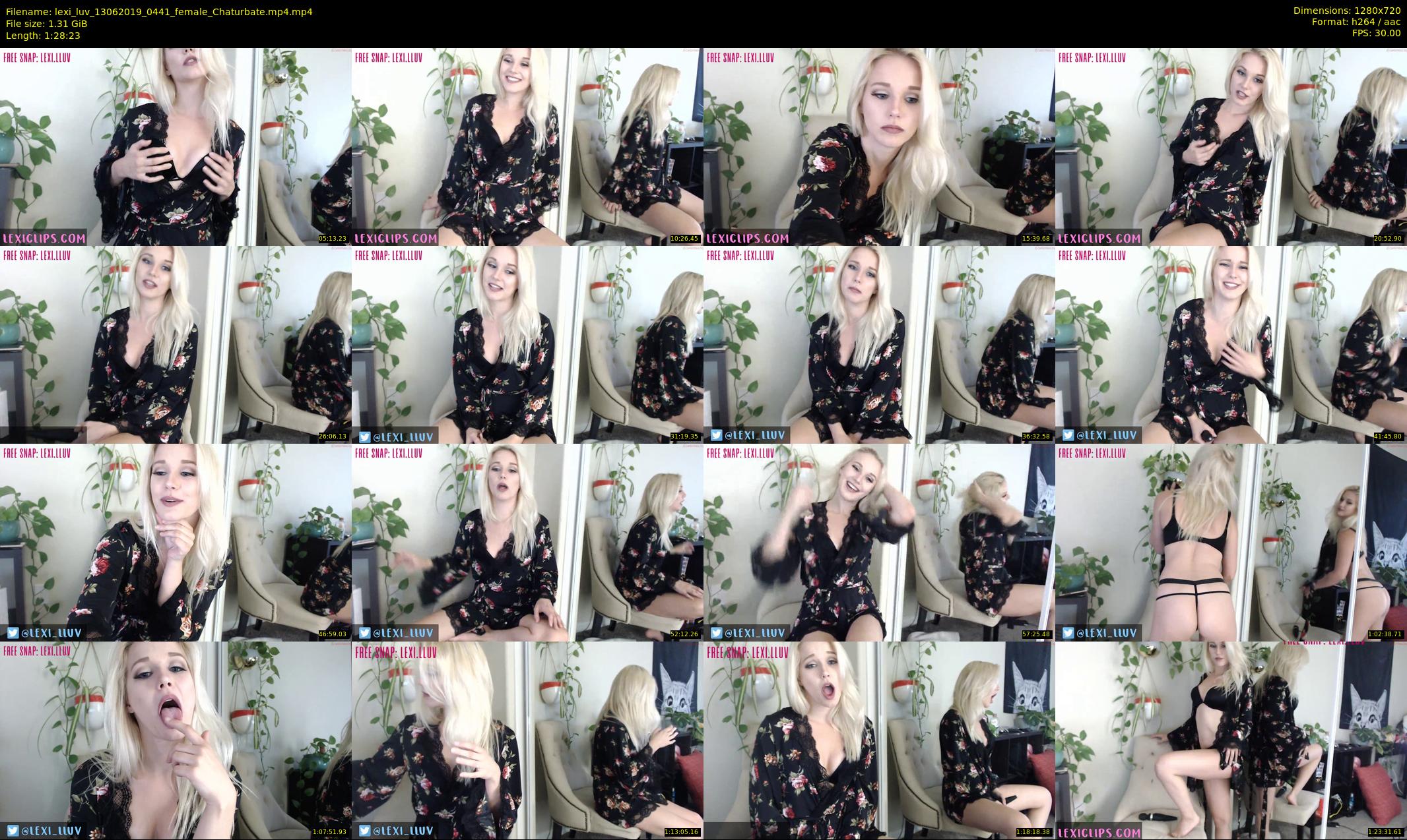 lexi_luv — 89 minute Chaturbate female cam show recording, 720p, Jun 13, 2019