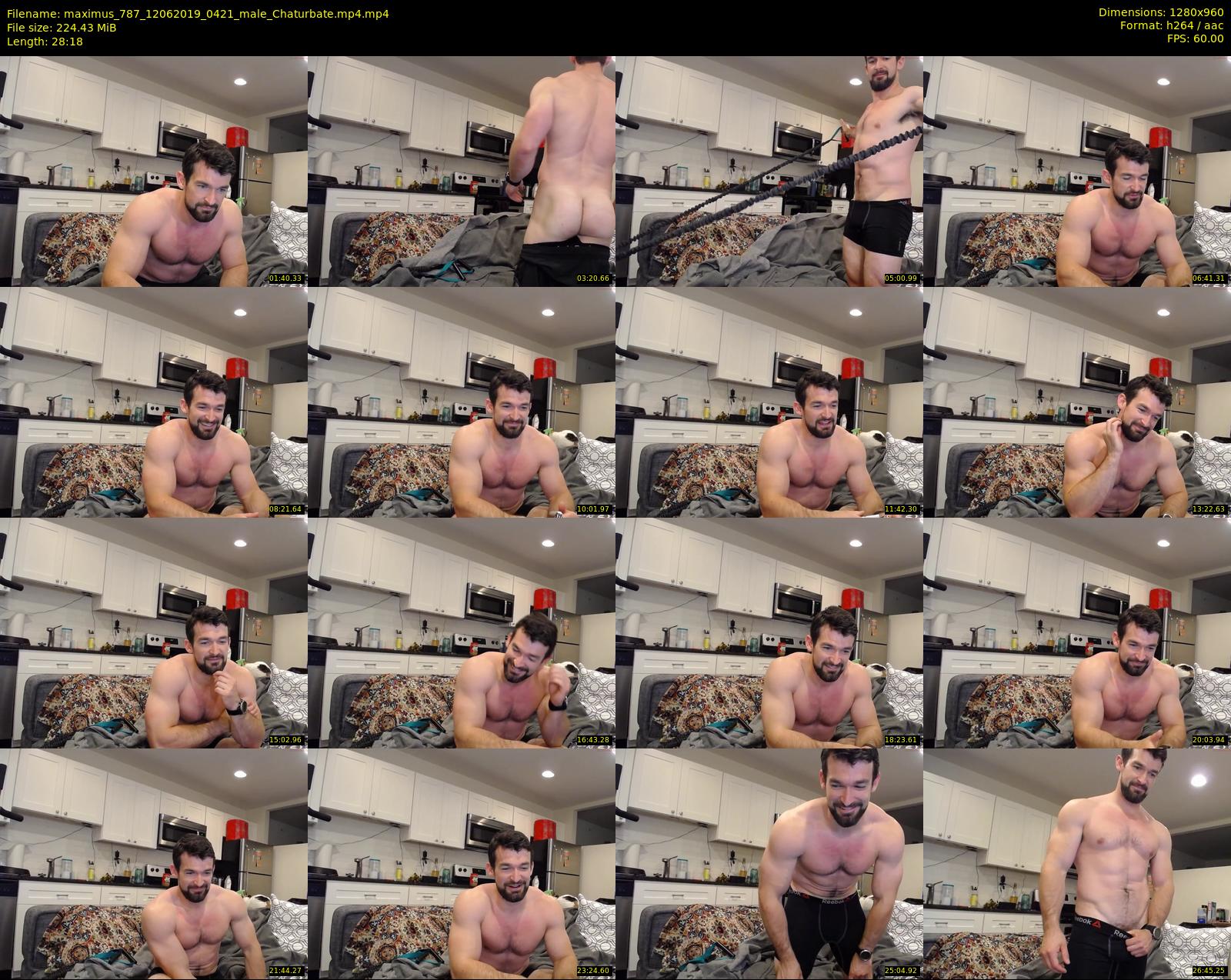 maximus_787 — 29 minute Chaturbate male cam show recording, 720p, Jun 12, 2019