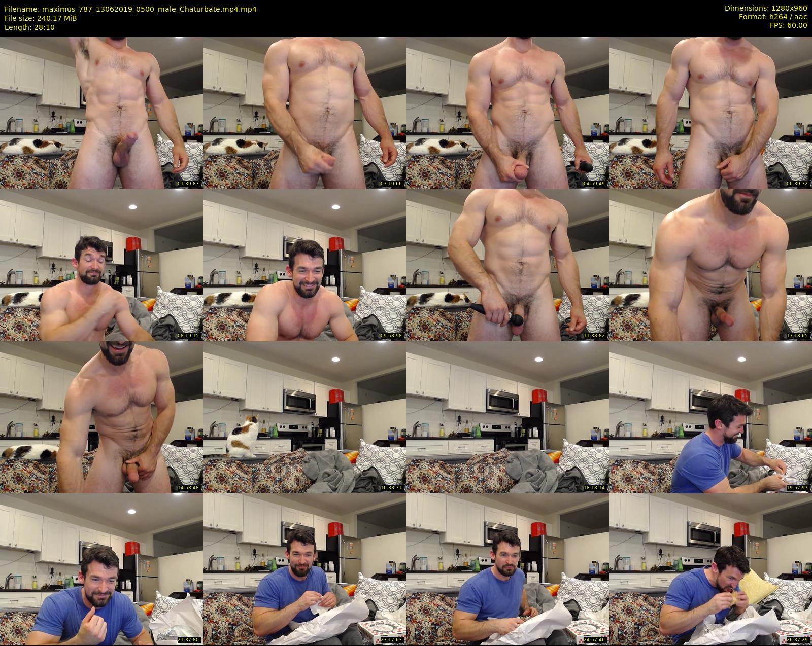 maximus_787 — 29 minute Chaturbate male cam show recording, 720p, Jun 13, 2019