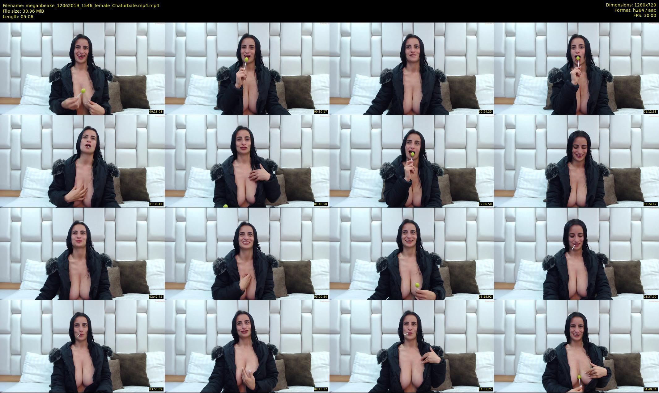 meganbeake — 6 minute Chaturbate female cam show recording, 720p, Jun 12, 2019