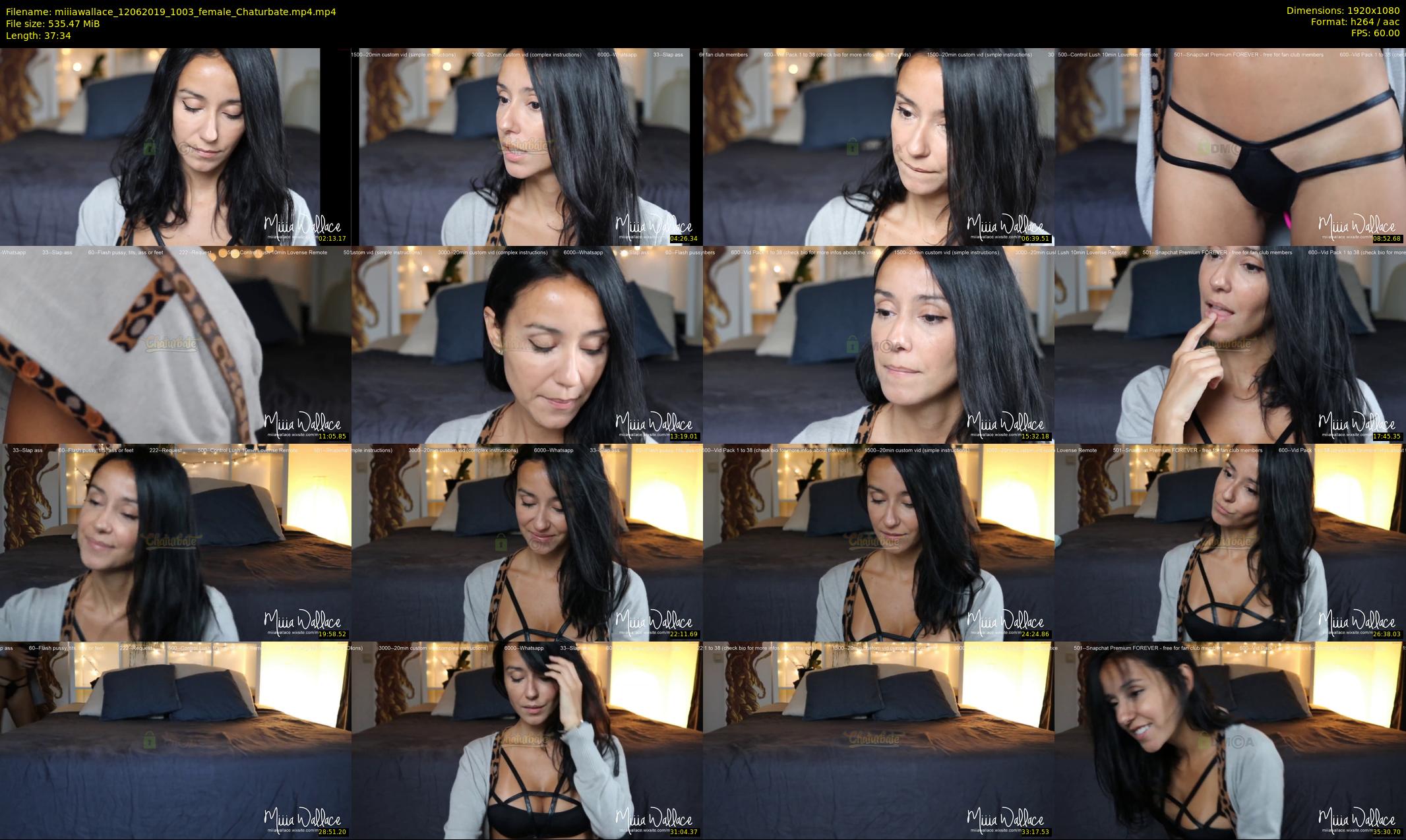 miiiawallace — 38 minute Chaturbate female cam show recording, 1080p, Jun 12, 2019