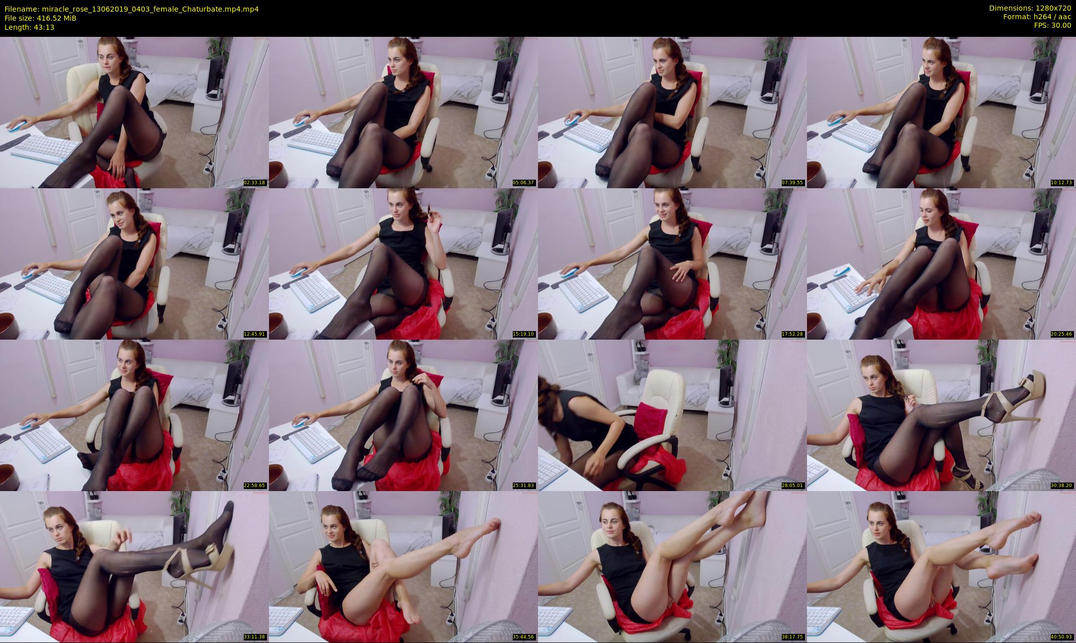 miracle_rose — 44 minute Chaturbate female cam show recording, 720p, Jun 13, 2019