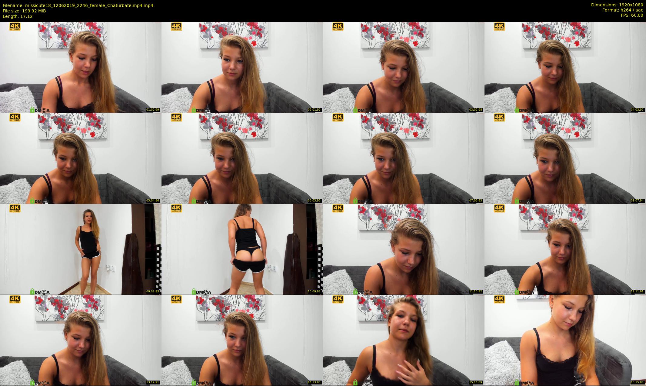 missicute18 — 18 minute Chaturbate female cam show recording, 1080p, Jun 12, 2019