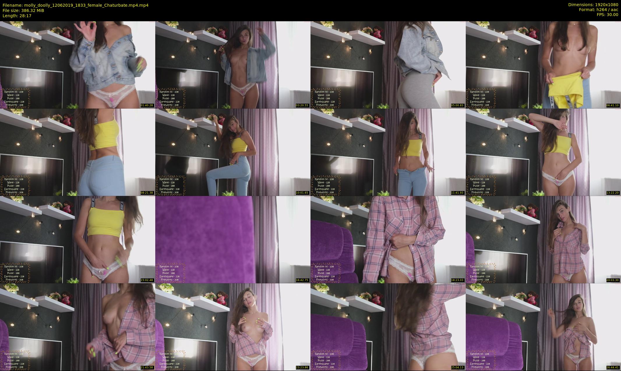 molly_doolly — 29 minute Chaturbate female cam show recording, 1080p, Jun 12, 2019