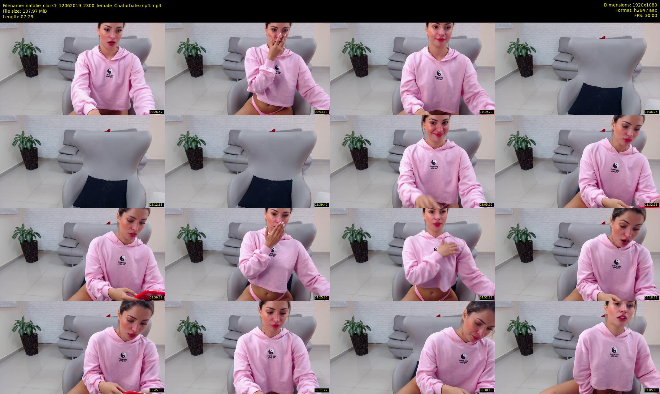 natalie_clark1 — 8 minute Chaturbate female cam show recording, 1080p, Jun 12, 2019