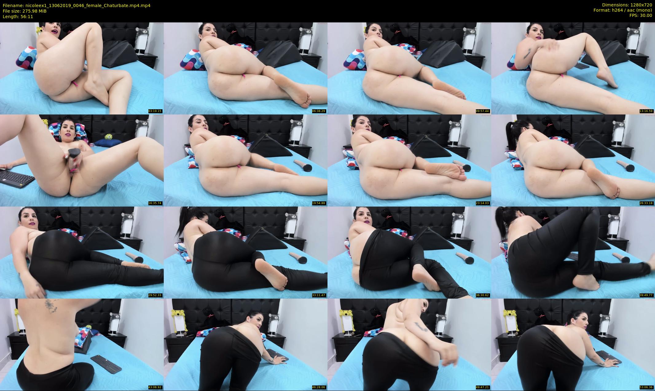 nicoleex1 — 57 minute Chaturbate female cam show recording, 720p, Jun 13, 2019