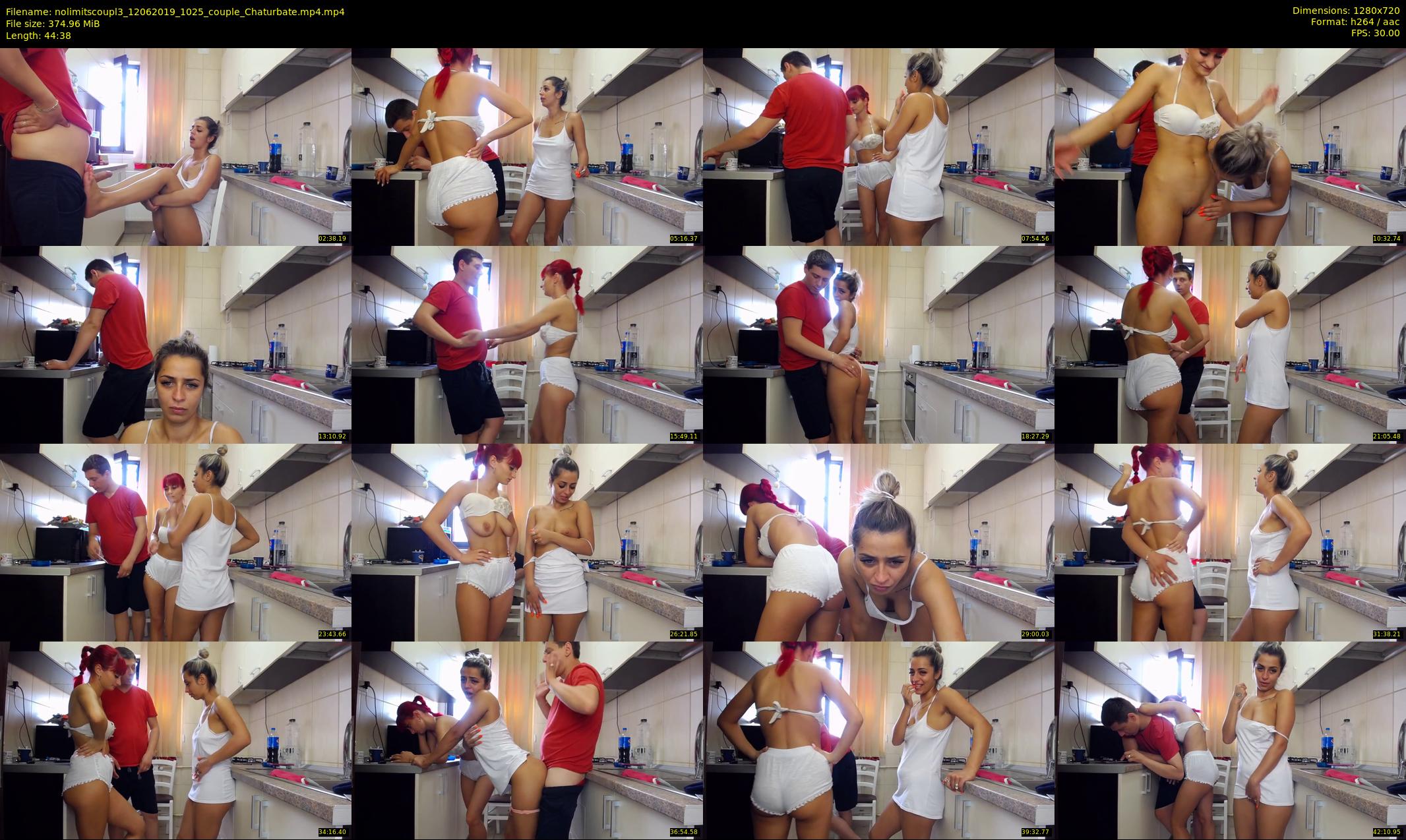 nolimitscoupl3 — 45 minute Chaturbate couple cam show recording, 720p, Jun 12, 2019