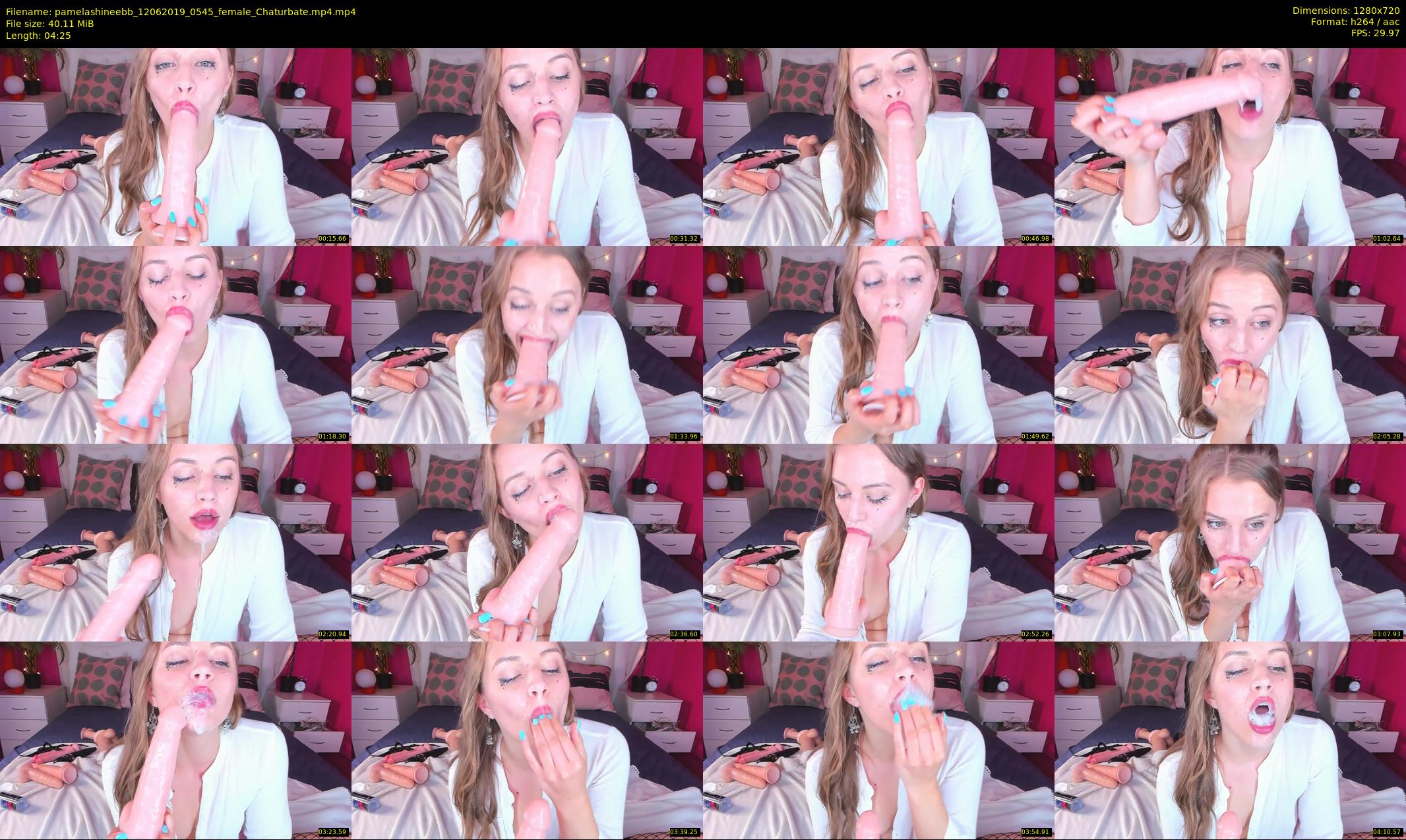 pamelashineebb — 5 minute Chaturbate female cam show recording, 720p, Jun 12, 2019