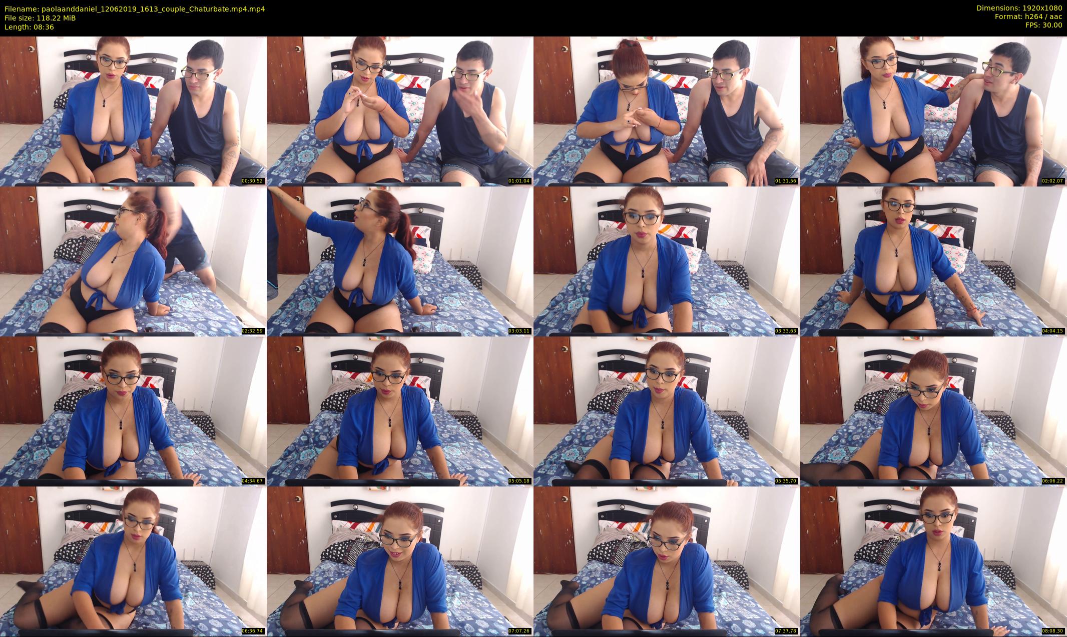 paolaanddaniel — 9 minute Chaturbate couple cam show recording, 1080p, Jun 12, 2019