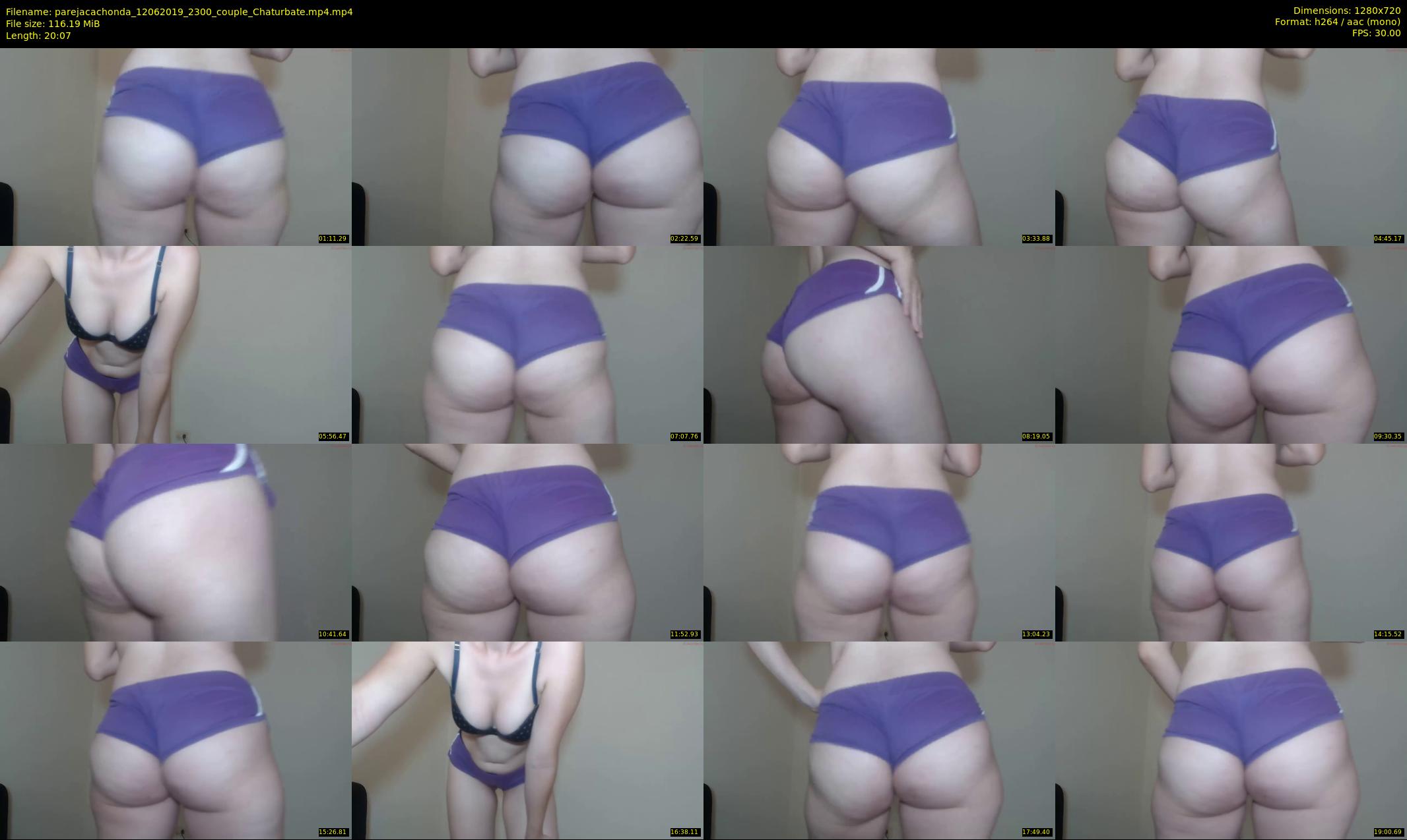 parejacachonda — 21 minute Chaturbate couple cam show recording, 720p, Jun 12, 2019