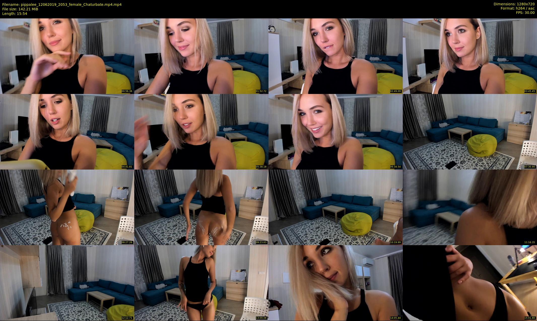 pippalee — 16 minute Chaturbate female cam show recording, 720p, Jun 12, 2019