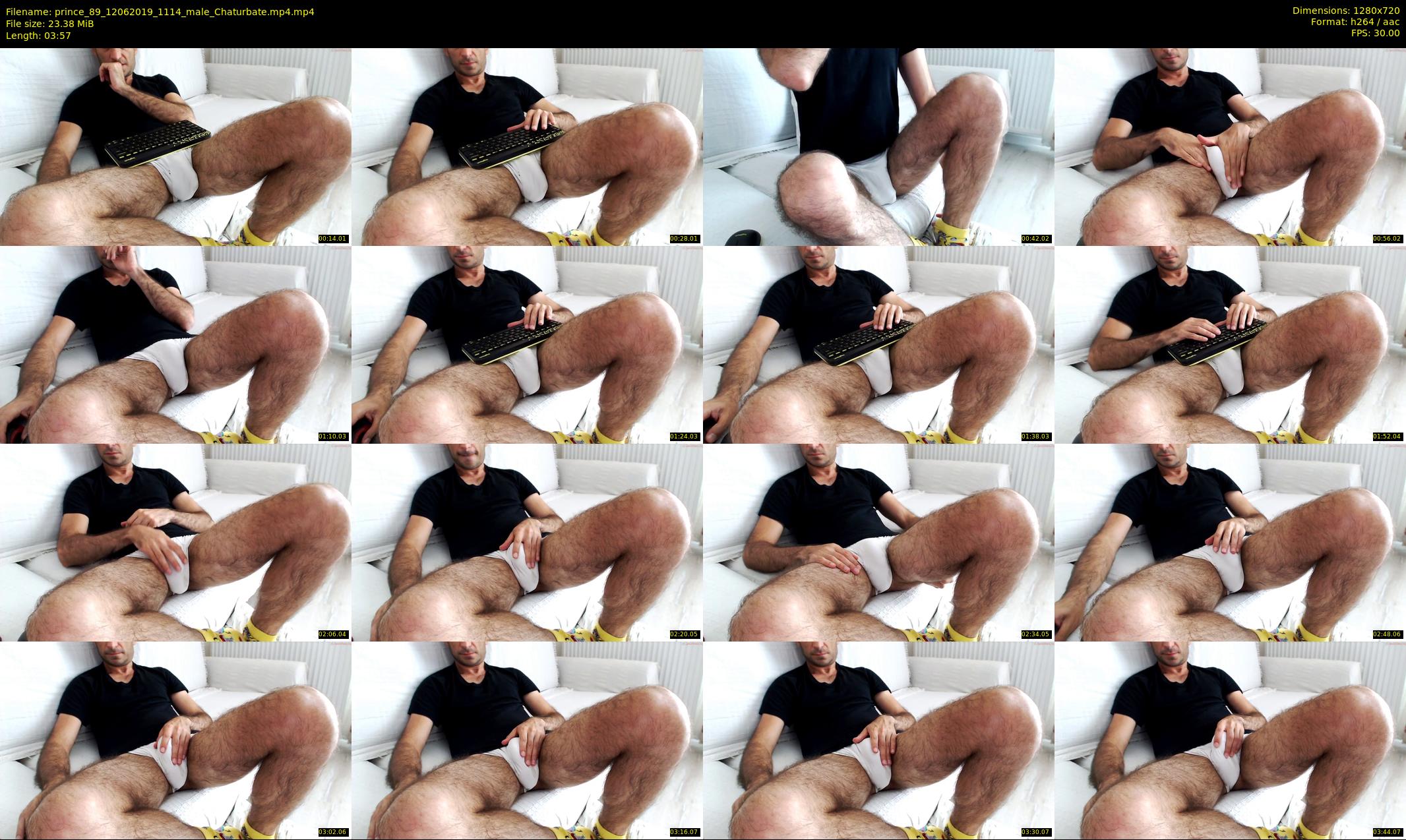 prince_89 — 4 minute Chaturbate male cam show recording, 720p, Jun 12, 2019