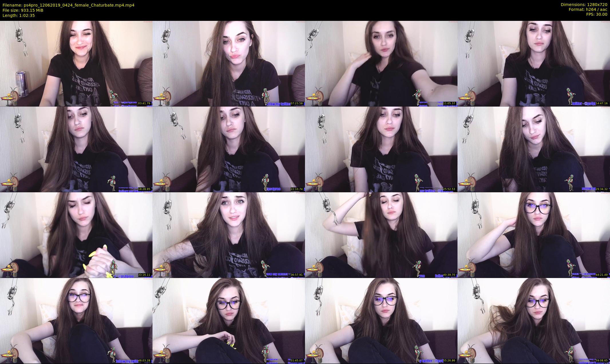 ps4pro — 63 minute Chaturbate female cam show recording, 720p, Jun 12, 2019
