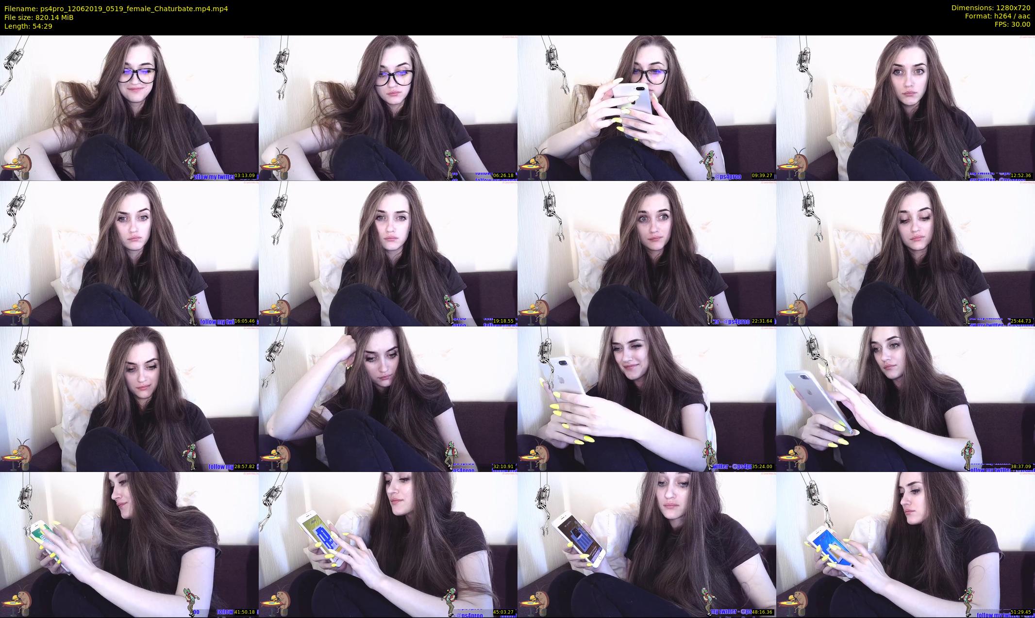 ps4pro — 55 minute Chaturbate female cam show recording, 720p, Jun 12, 2019