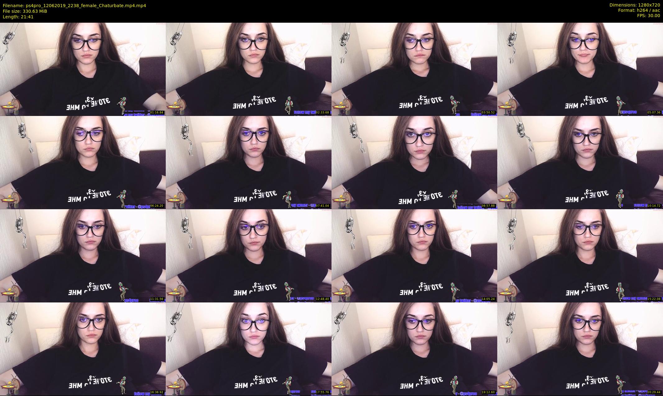 ps4pro — 22 minute Chaturbate female cam show recording, 720p, Jun 12, 2019