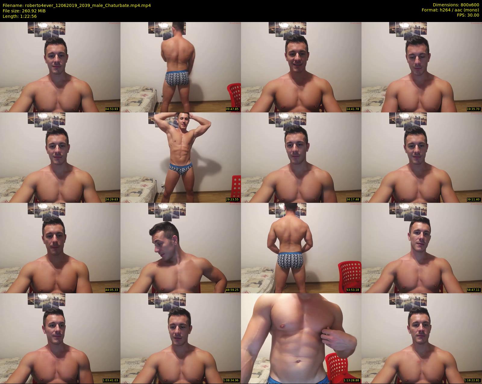 roberto4ever — 83 minute Chaturbate male cam show recording, 480p, Jun 12, 2019
