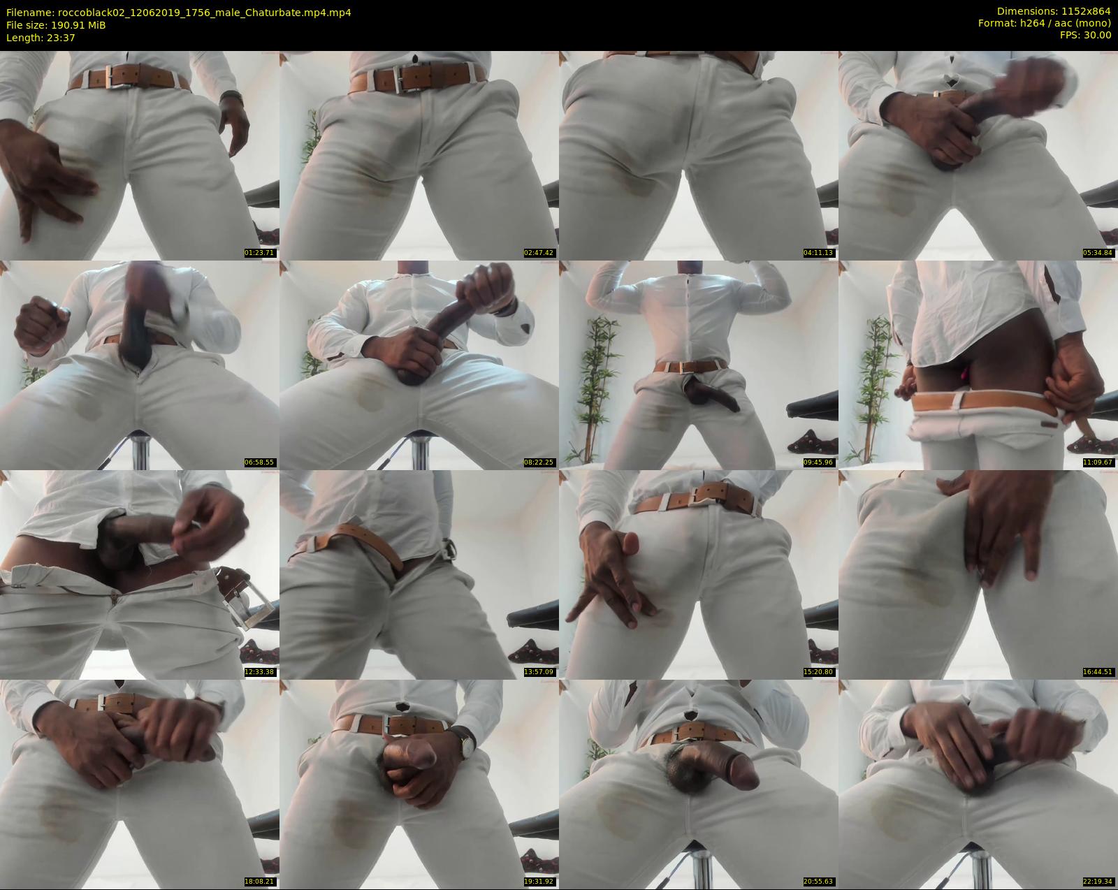 roccoblack02 — 24 minute Chaturbate male cam show recording, 720p, Jun 12, 2019
