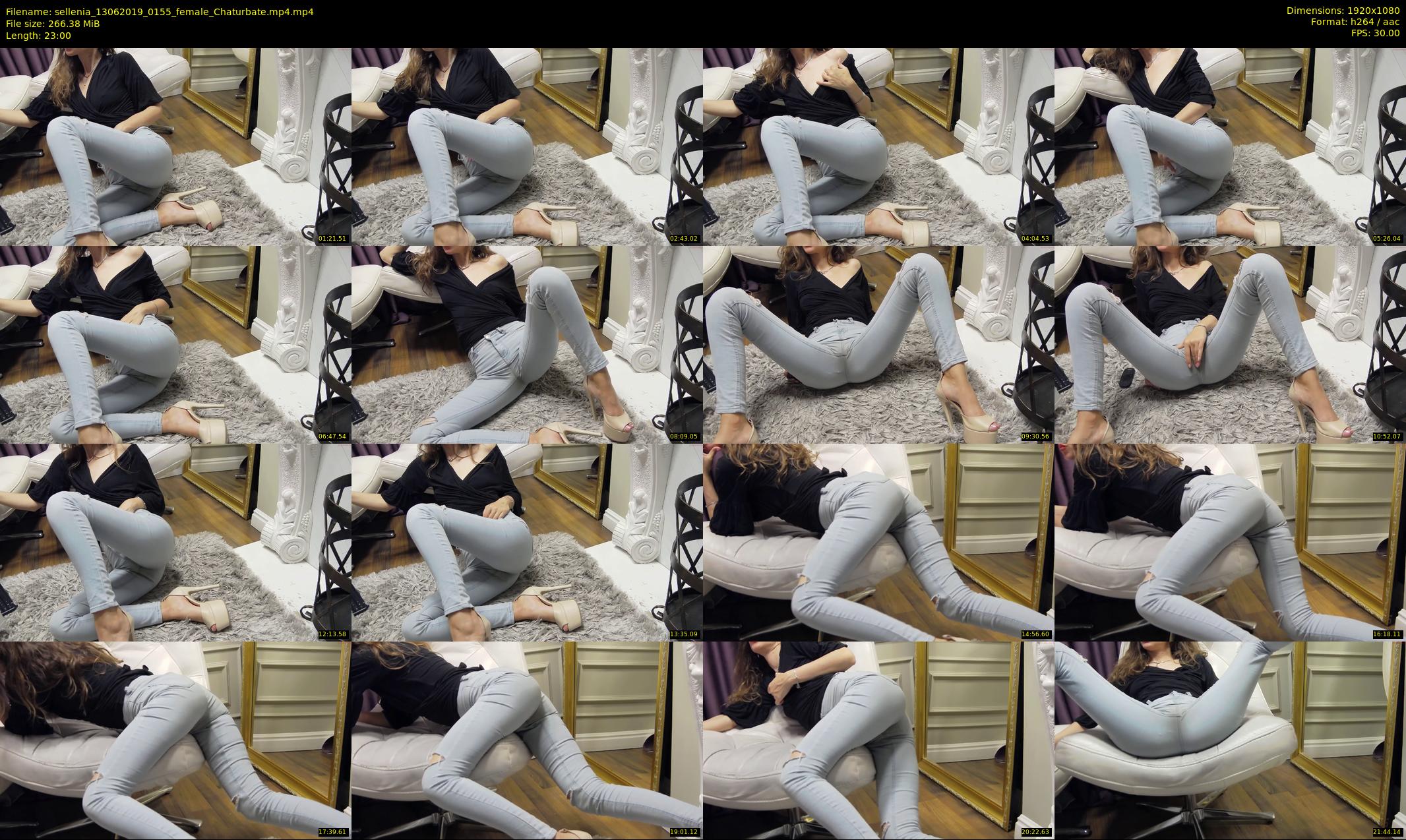 sellenia — 23 minute Chaturbate female cam show recording, 1080p, Jun 13, 2019