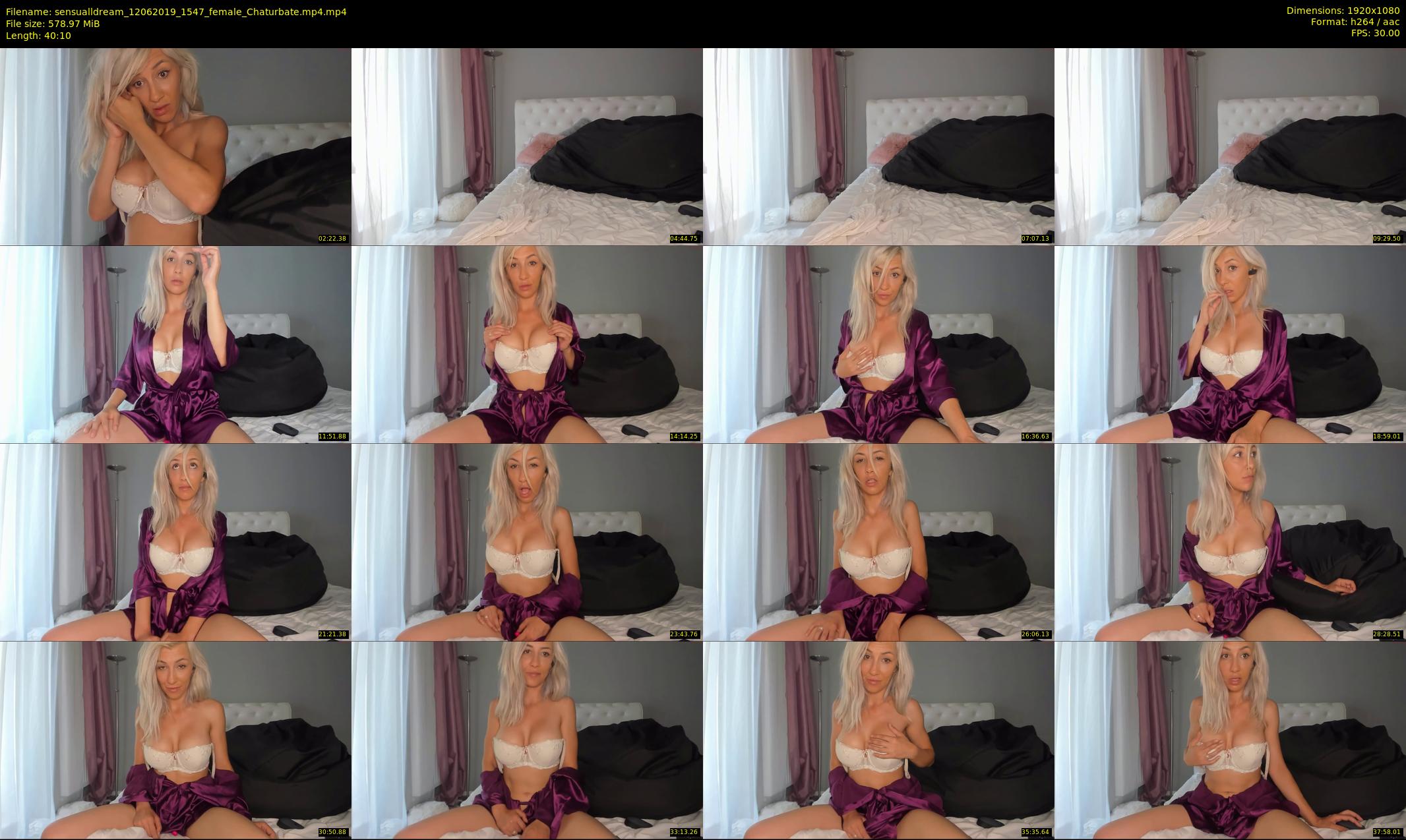 sensualldream — 41 minute Chaturbate female cam show recording, 1080p, Jun 12, 2019