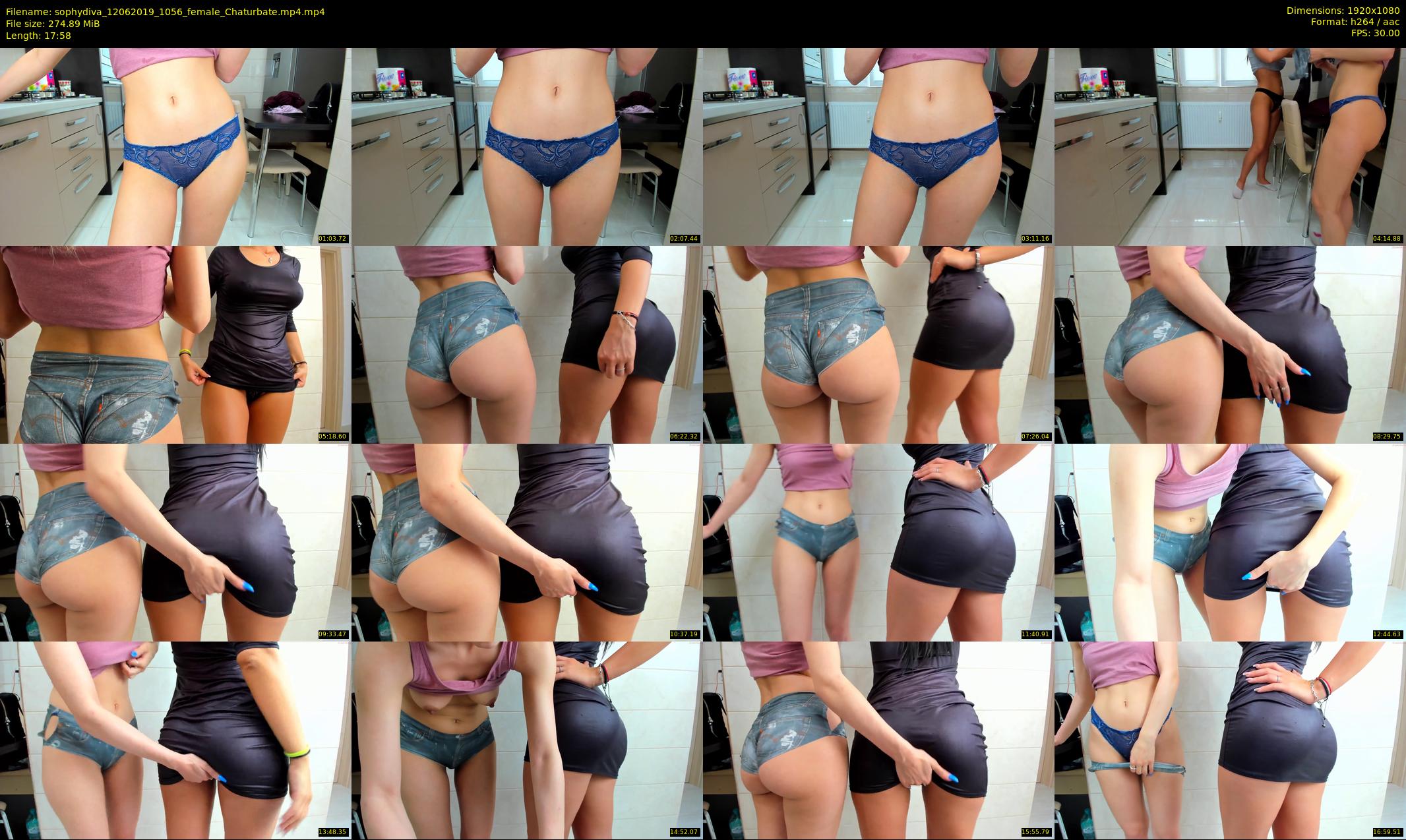 sophydiva — 18 minute Chaturbate female cam show recording, 1080p, Jun 12, 2019