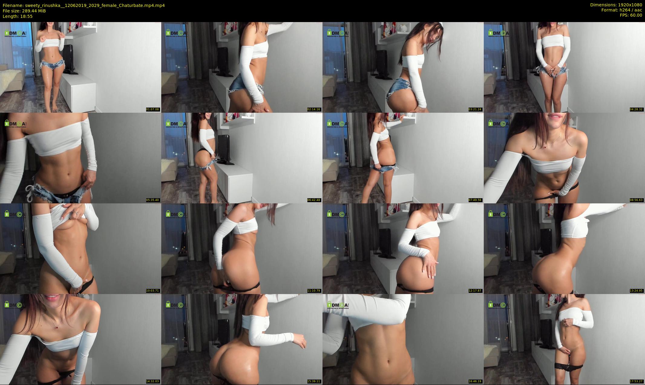 sweety_rinushka_ — 19 minute Chaturbate female cam show recording, 1080p, Jun 12, 2019