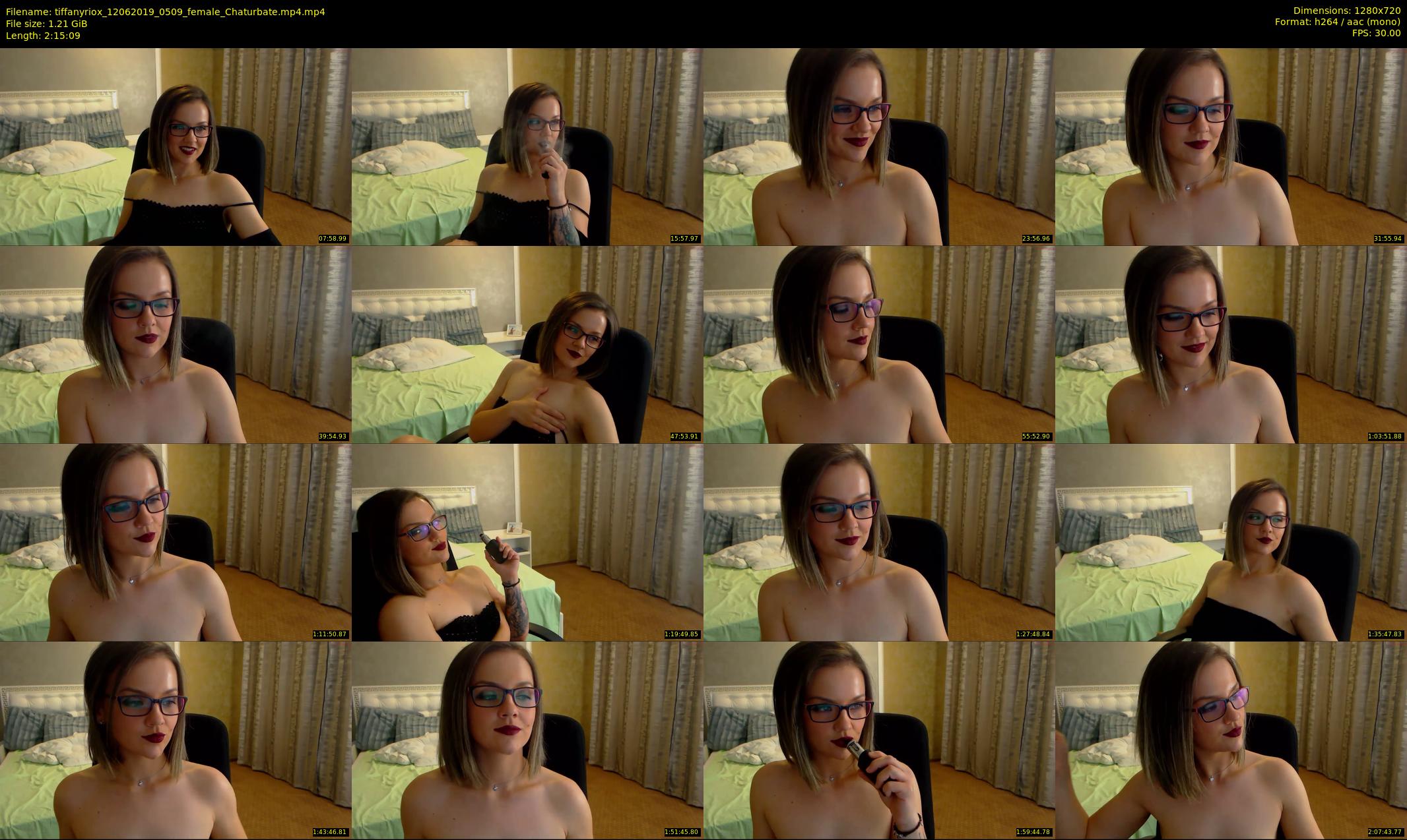 tiffanyriox — 136 minute Chaturbate female cam show recording, 720p, Jun 12, 2019