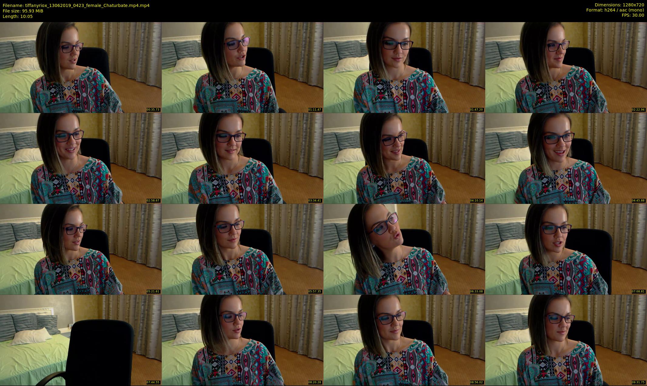 tiffanyriox — 11 minute Chaturbate female cam show recording, 720p, Jun 13, 2019
