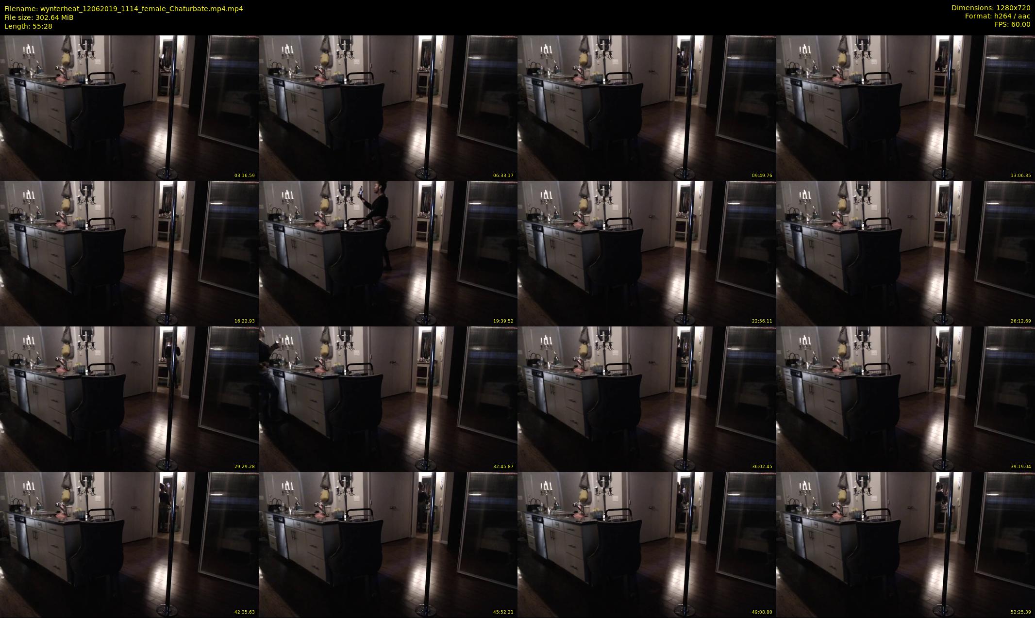 wynterheat — 56 minute Chaturbate female cam show recording, 720p, Jun 12, 2019