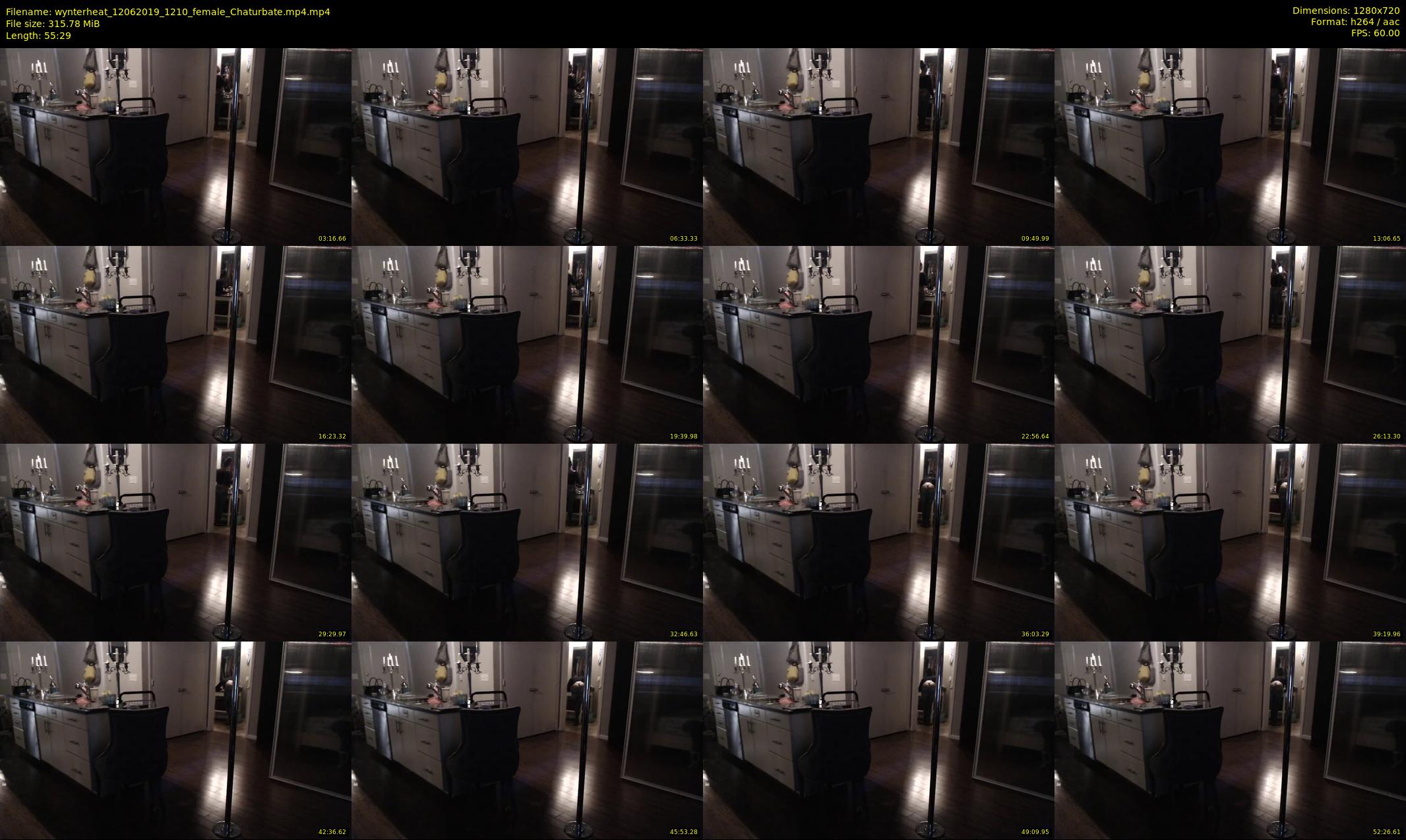 wynterheat — 56 minute Chaturbate female cam show recording, 720p, Jun 12, 2019