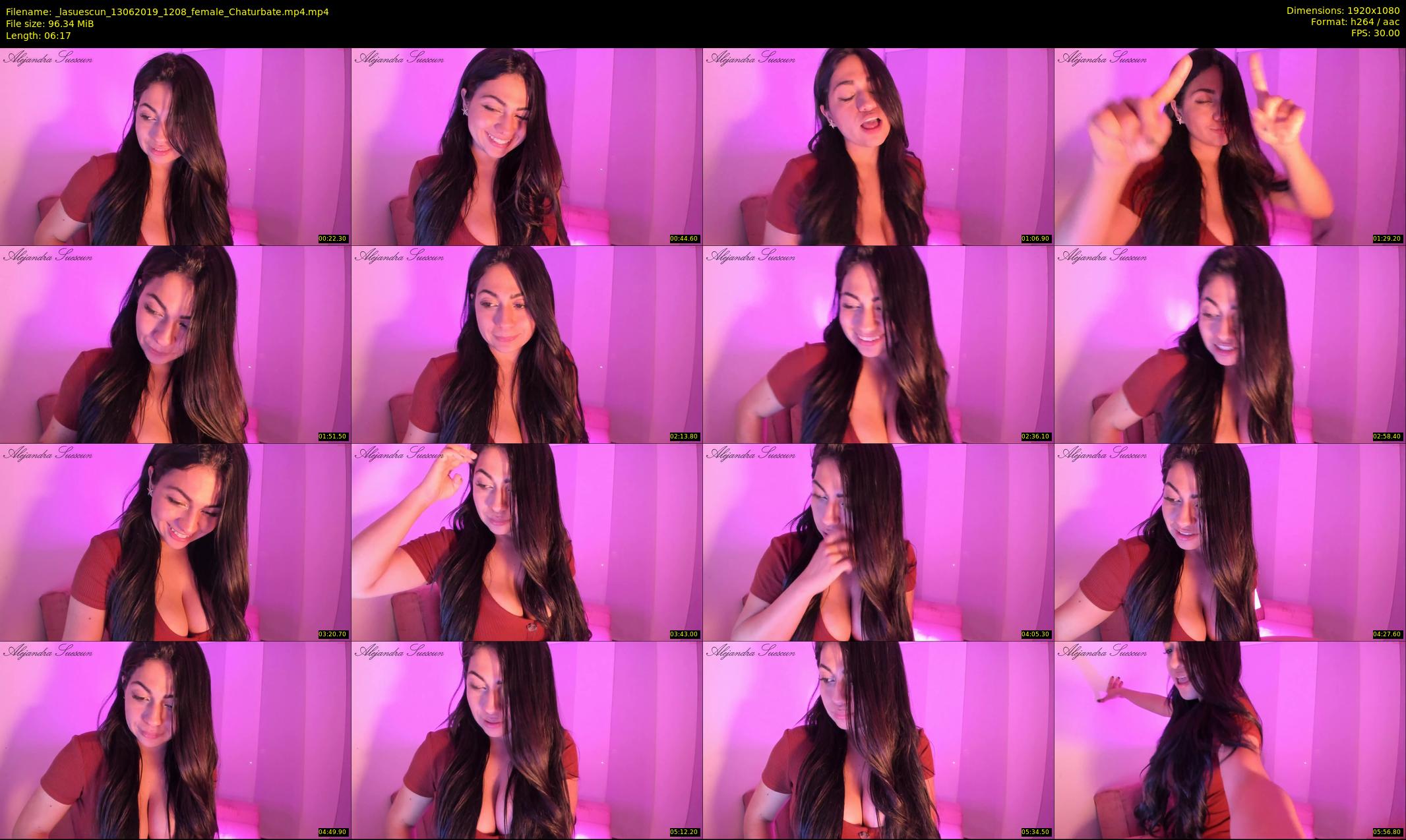 _lasuescun — 7 minute Chaturbate female cam show recording, 1080p, Jun 13, 2019